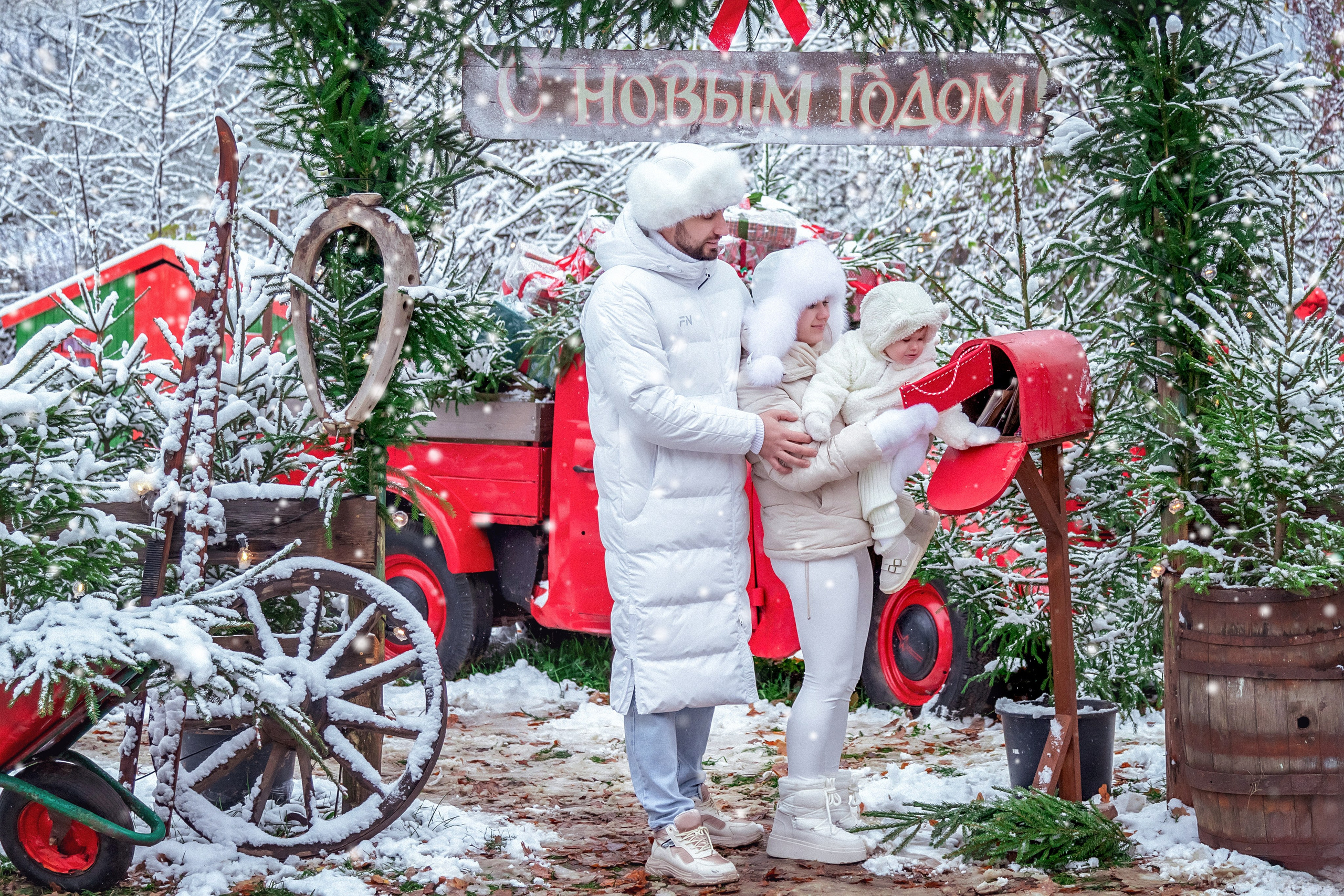 НОВЫЙ ГОД и Рождество УЛИЧНЫЕ локации. Фотограф Алина Лебедь