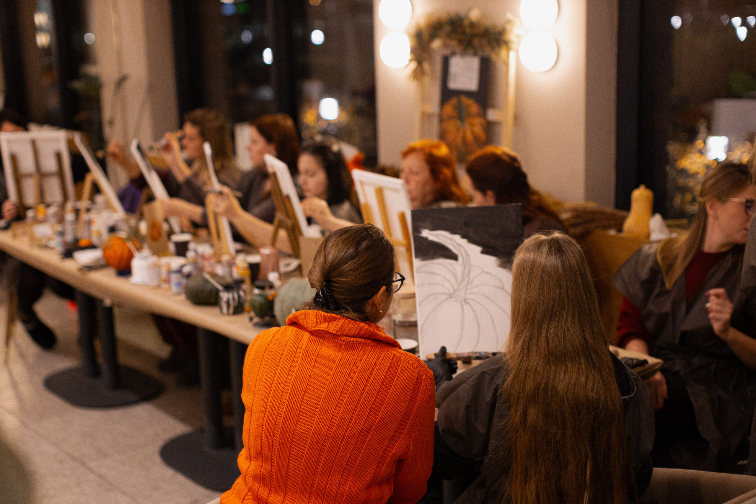 МК Тыква в кафе Здрасте. Анастасия Ракчеева Художник