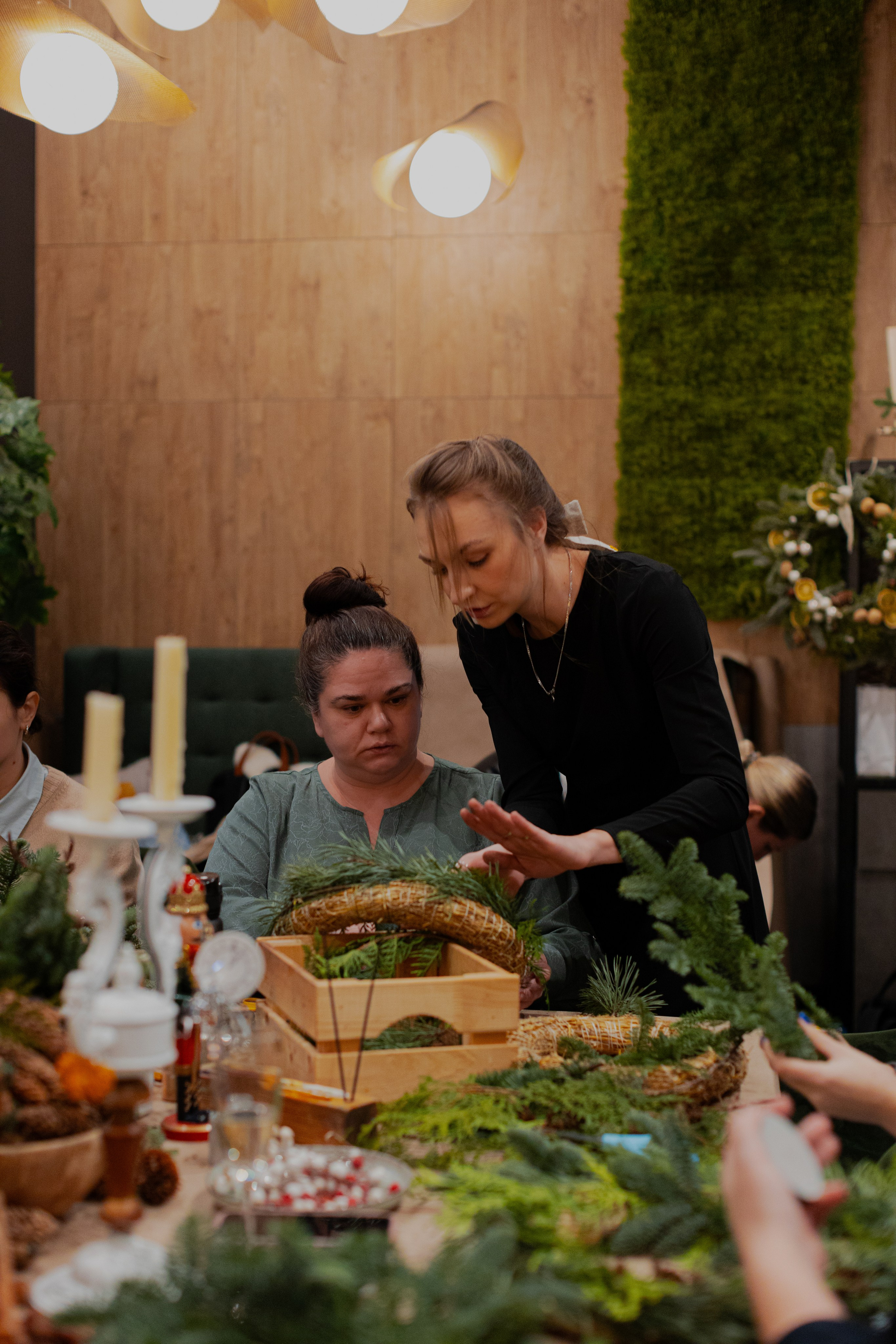 Мк Новогодний Венок. Анастасия Ракчеева Художник