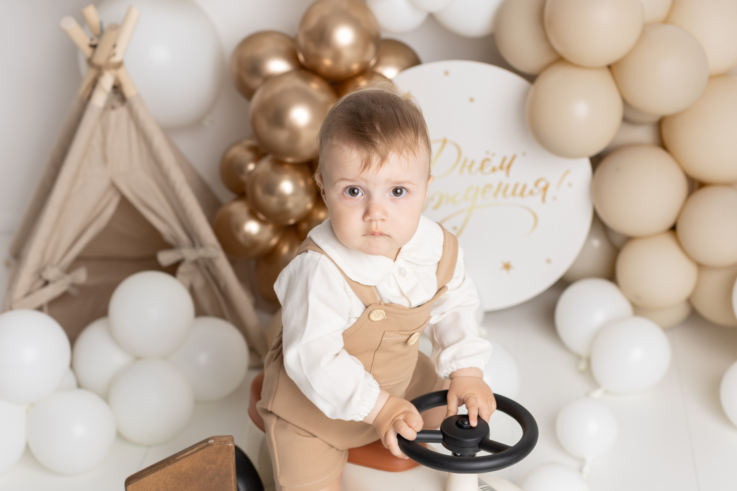 Фотосессия к первому дню рождения. Фотограф новорожденных, детский фотограф в г. Оренбурге Екатерина Козлова