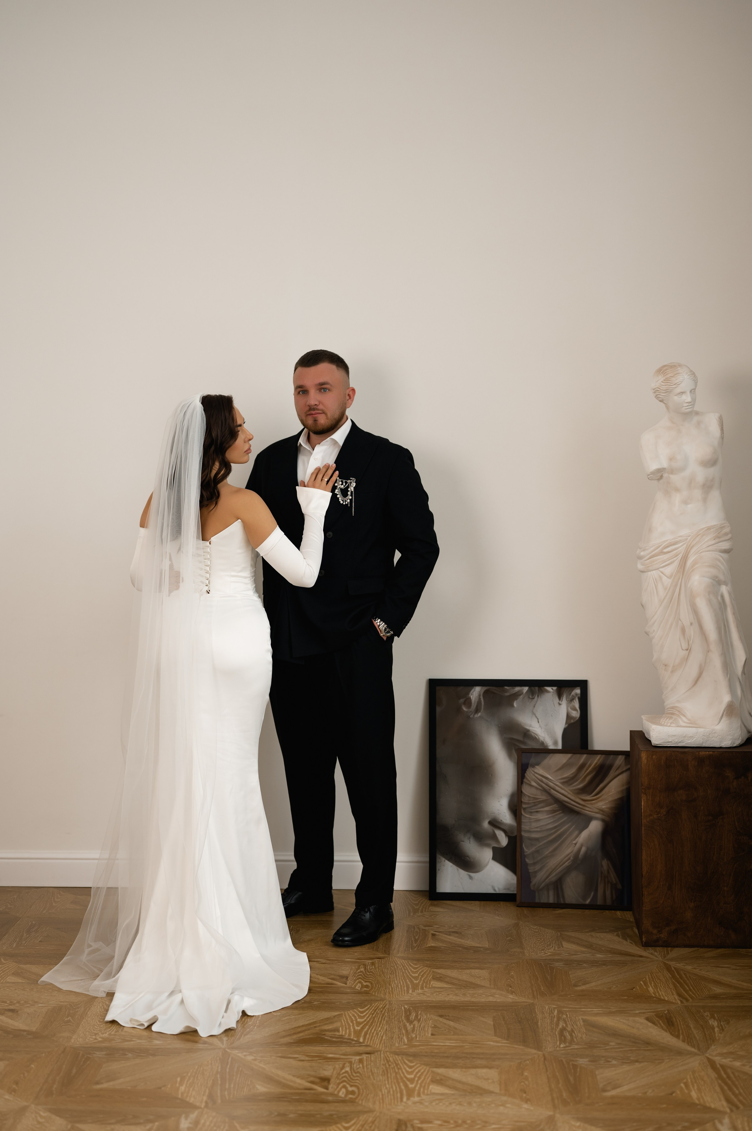 Свадебная фотосессия в студии. Свадебный и семейный фотограф в Краснодаре Алина Мельник