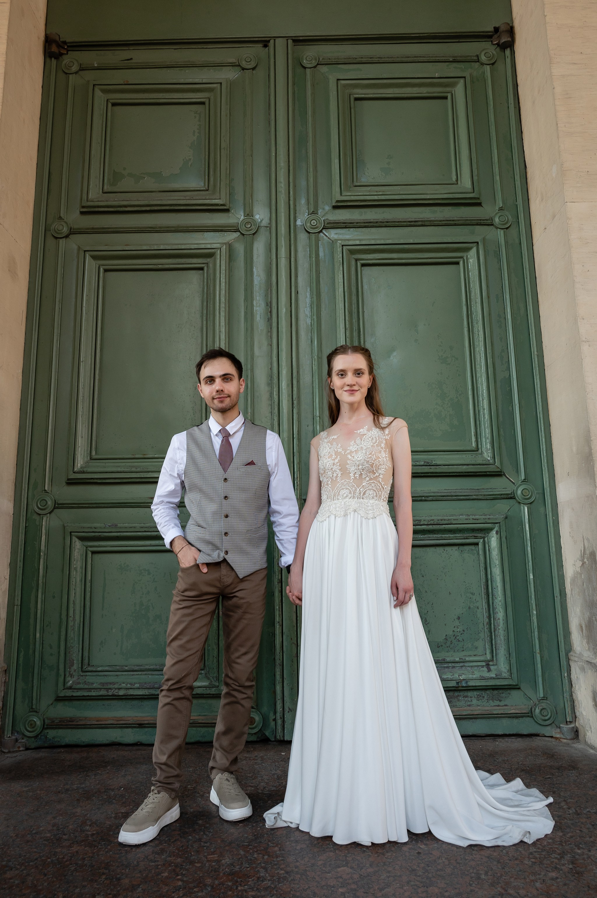 Зеркальный дворик. Свадебный и семейный фотограф из Санкт-Петербурга Климов Анатолий