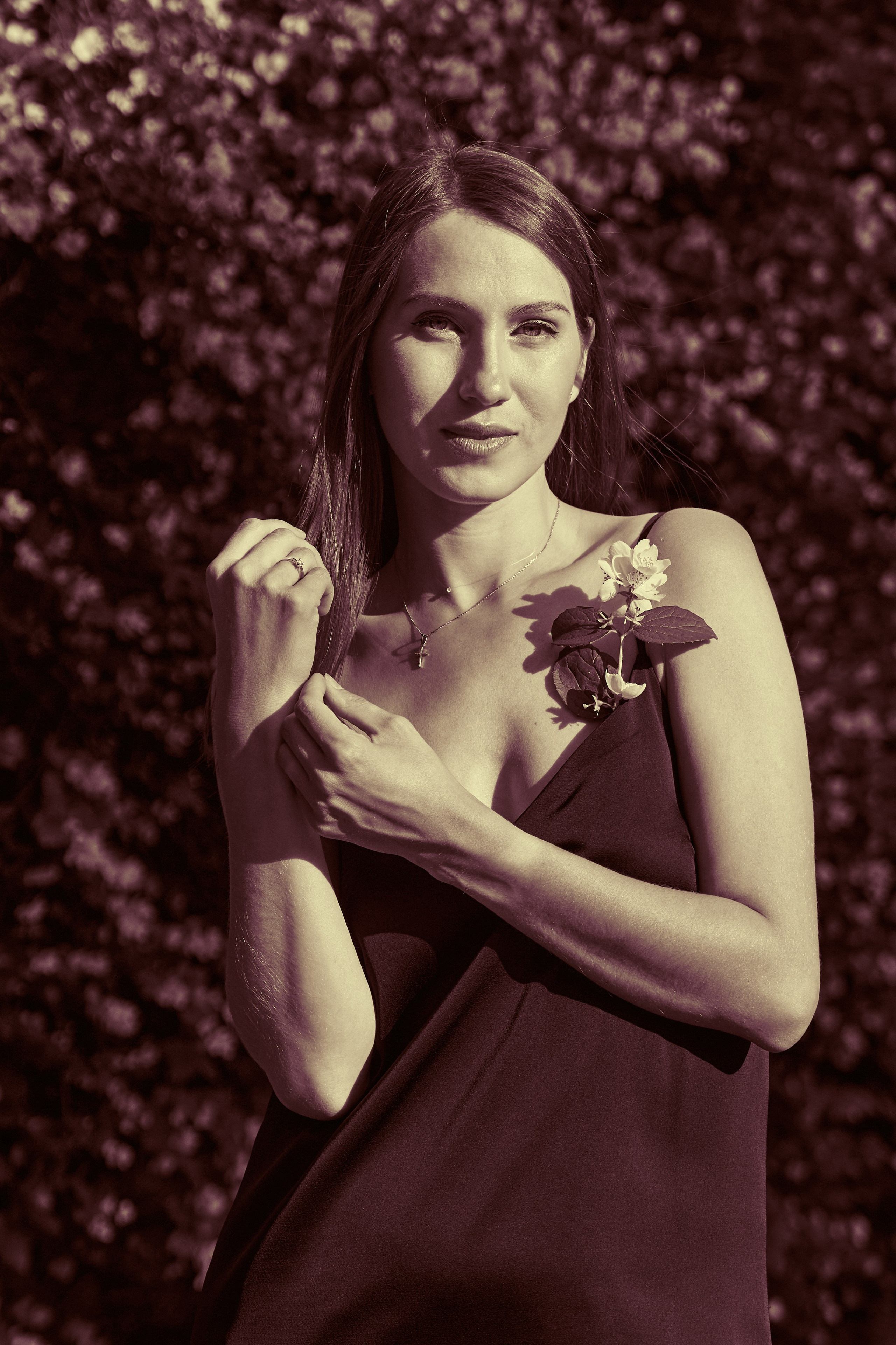 Анастасия в жасмине. Фотограф Светлана Боровикова в Домодедове