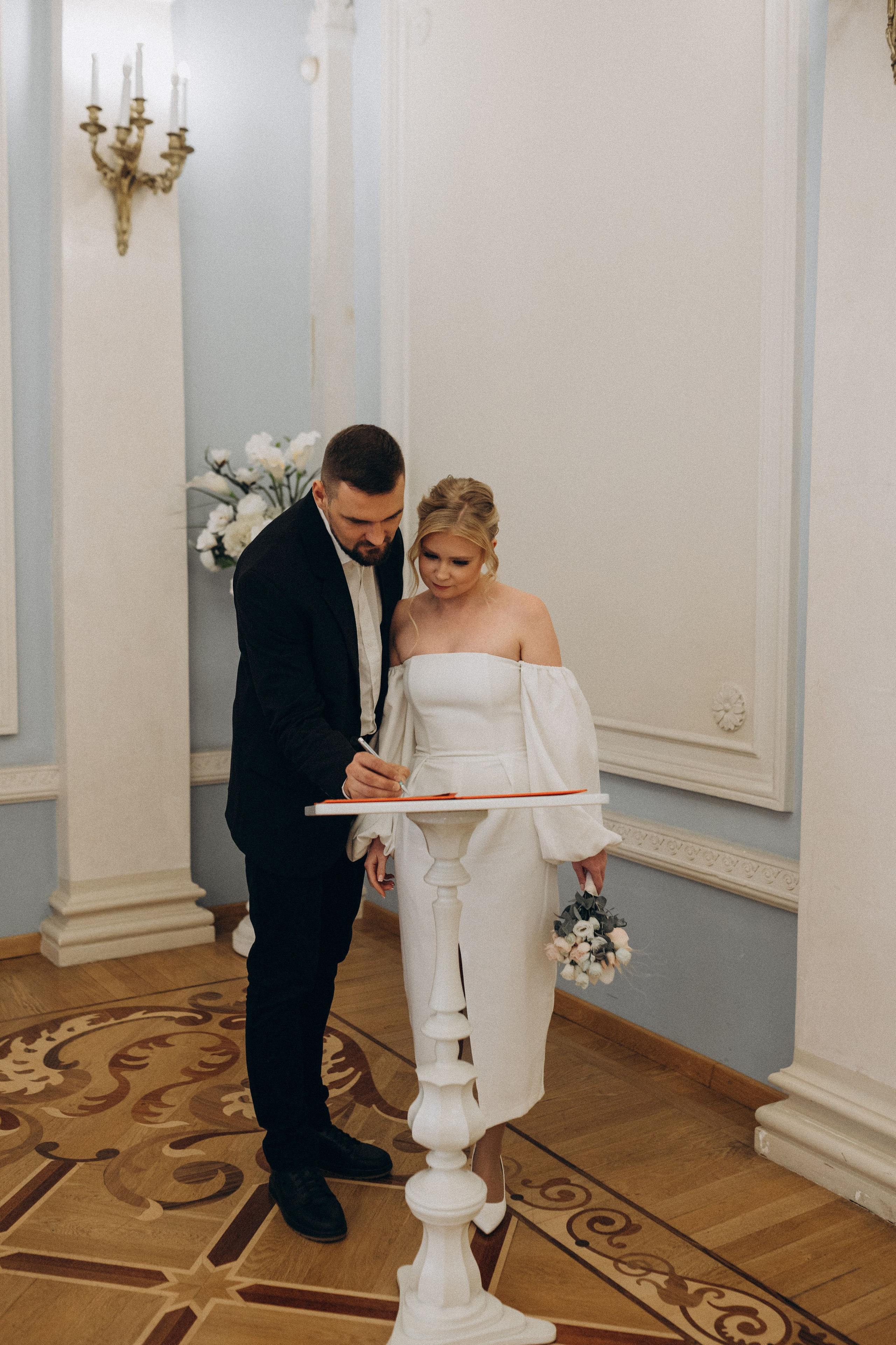 Михаил и Анастасия | Загс Кировского района. Свадебный и love story фотограф в Санкт-Петербурге