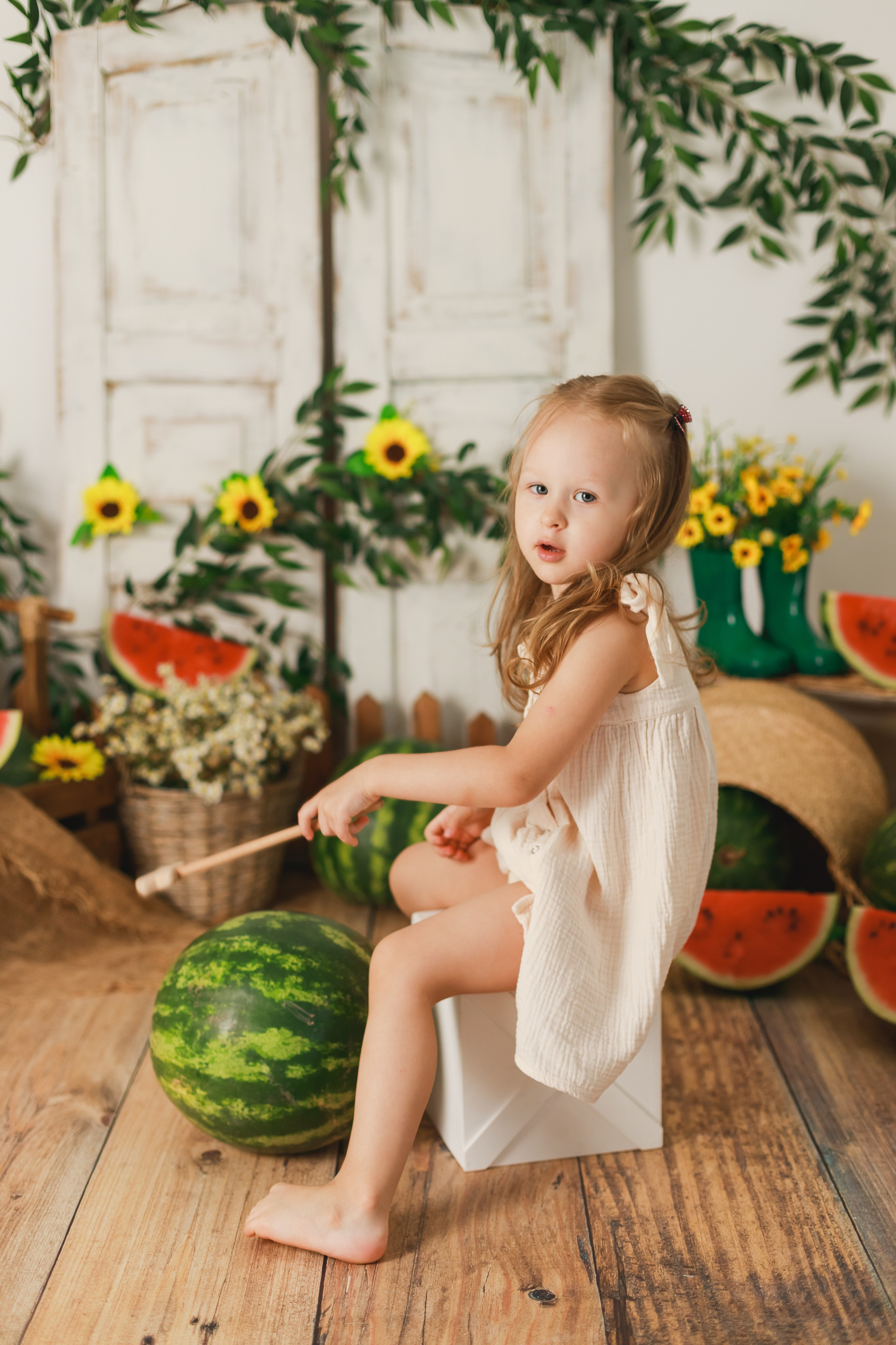 Арбузный фотопроект. Детский и семейный фотограф в Краснодаре Альбина Морозова