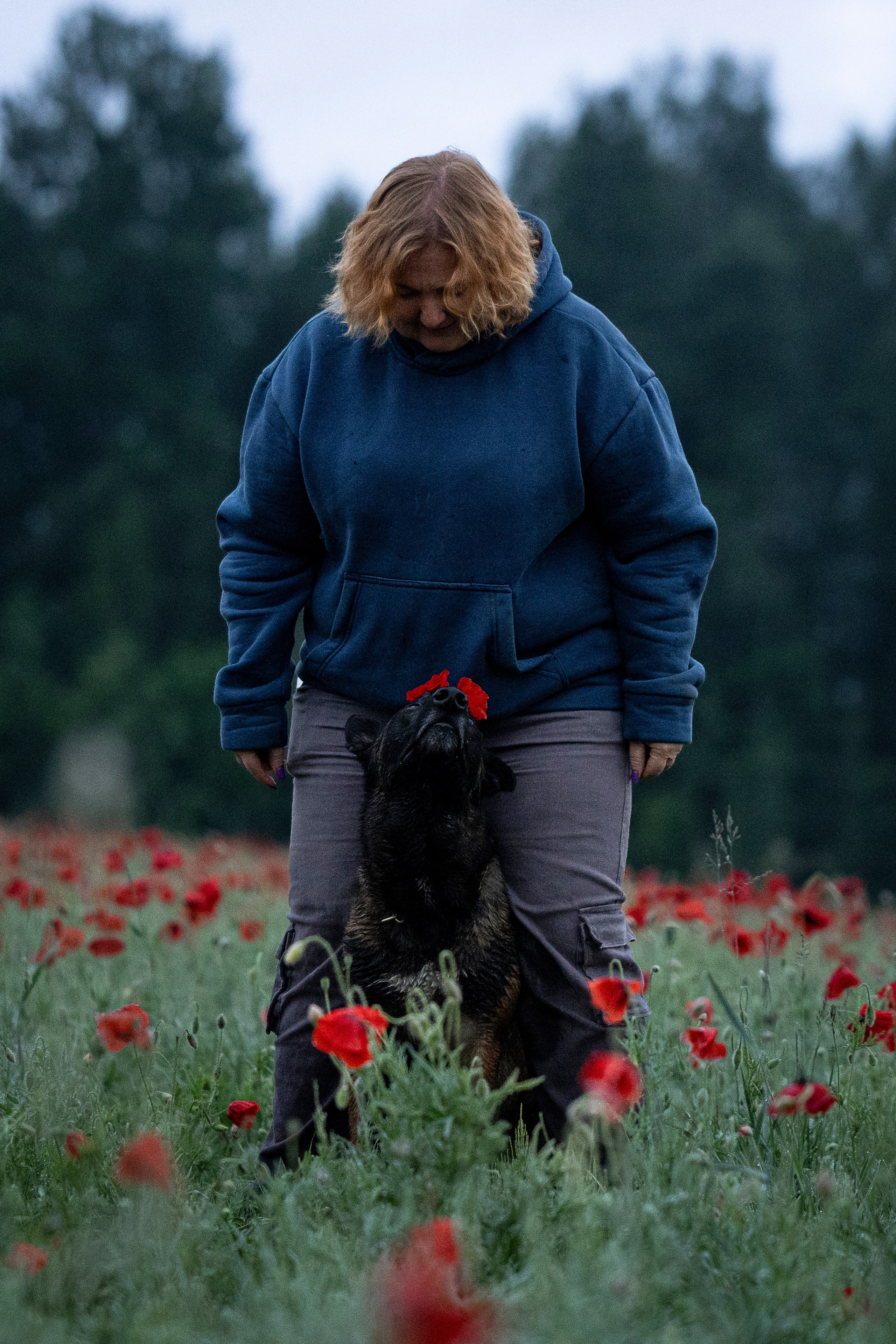 Маковое поле. Фотограф-анималист Анна Маринич