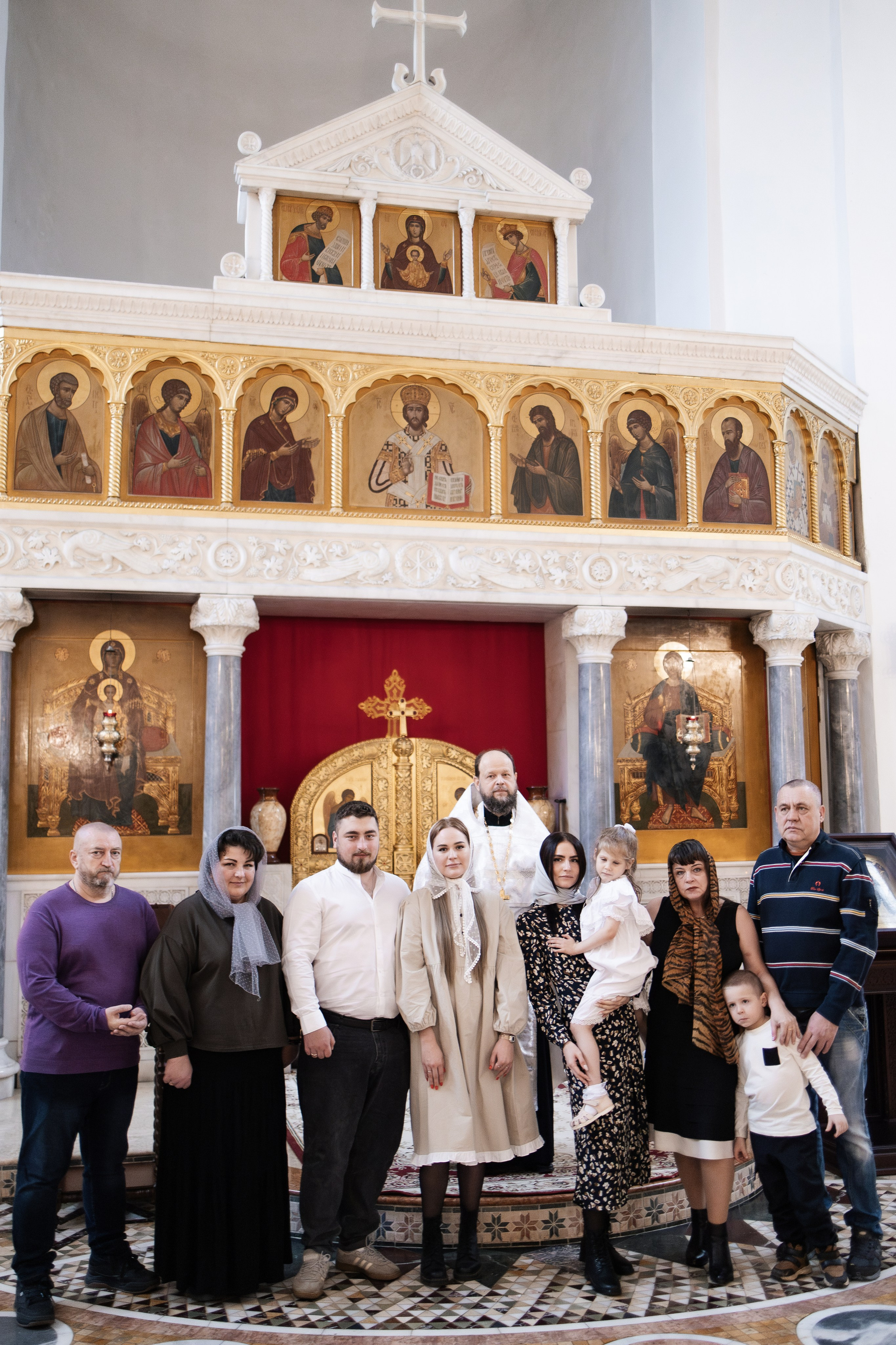 Крещение в Храме Димитрия Солунского на Благуше. Семейный и lovestory фотограф в Москве Светлана Коняхина