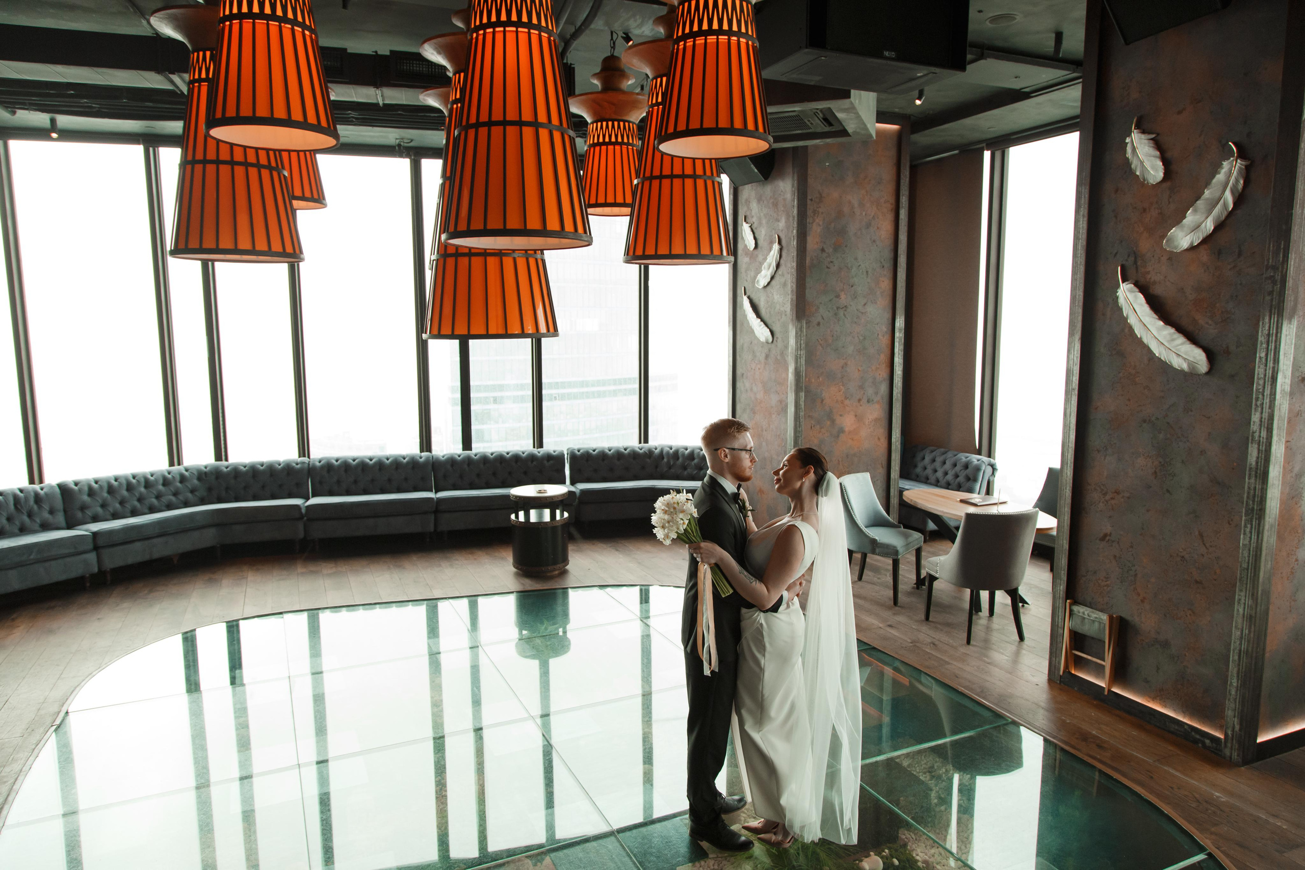 Вера и Дима, регистрация в Birds, башня «Око», Москва-Сити. Свадебный и репортажный фотограф (Москва, Королев и другие)