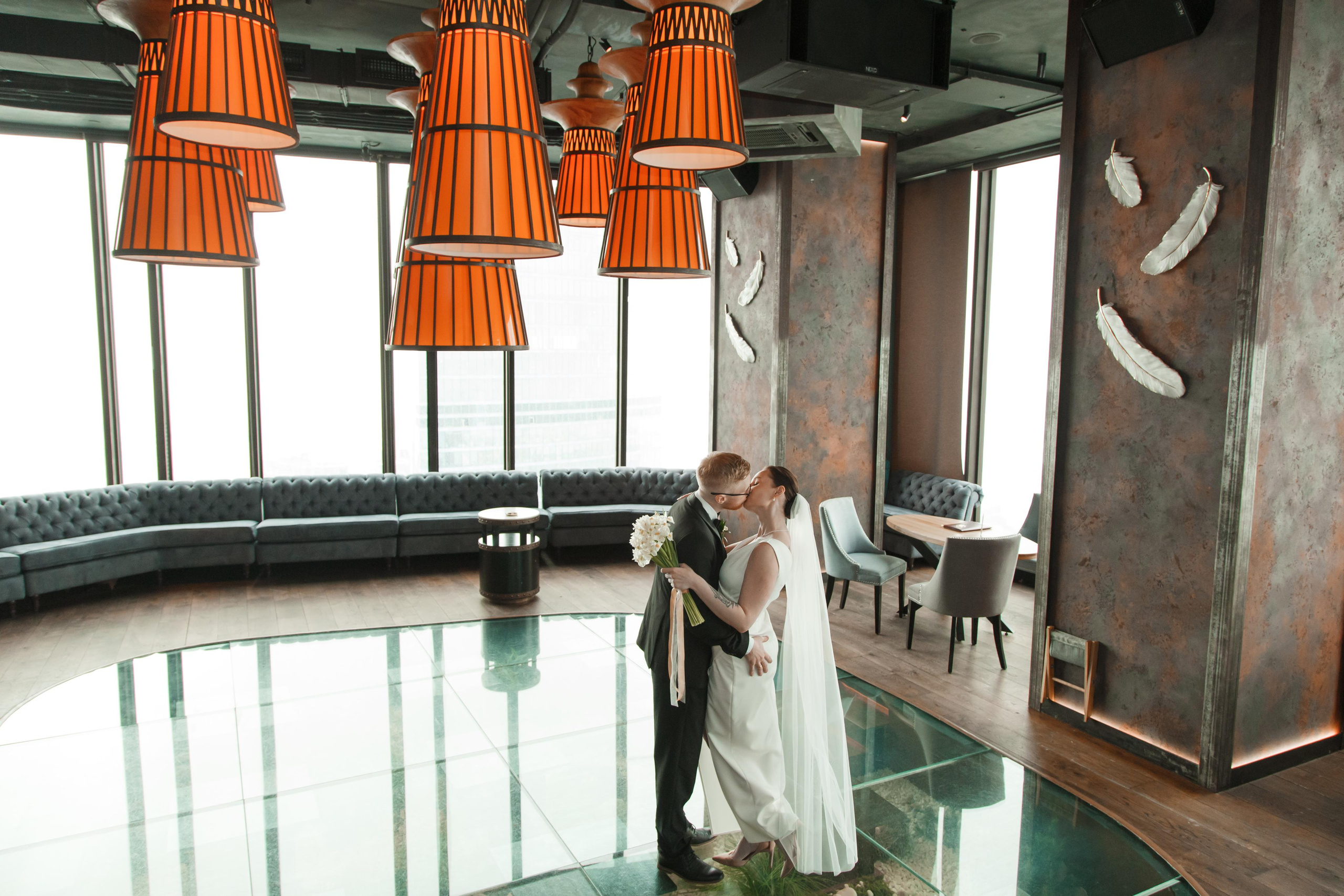 Вера и Дима, регистрация в Birds, башня «Око», Москва-Сити. Свадебный и репортажный фотограф (Москва, Королев и другие)