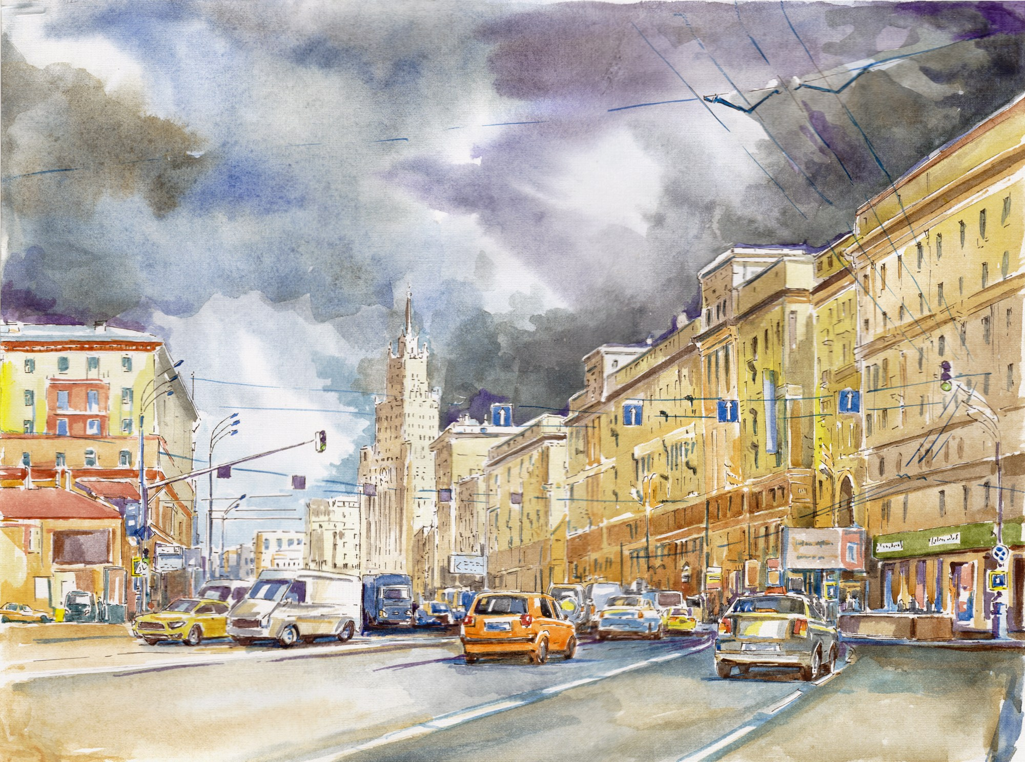 Москва 2018-2019. Художник Александр Петрунин