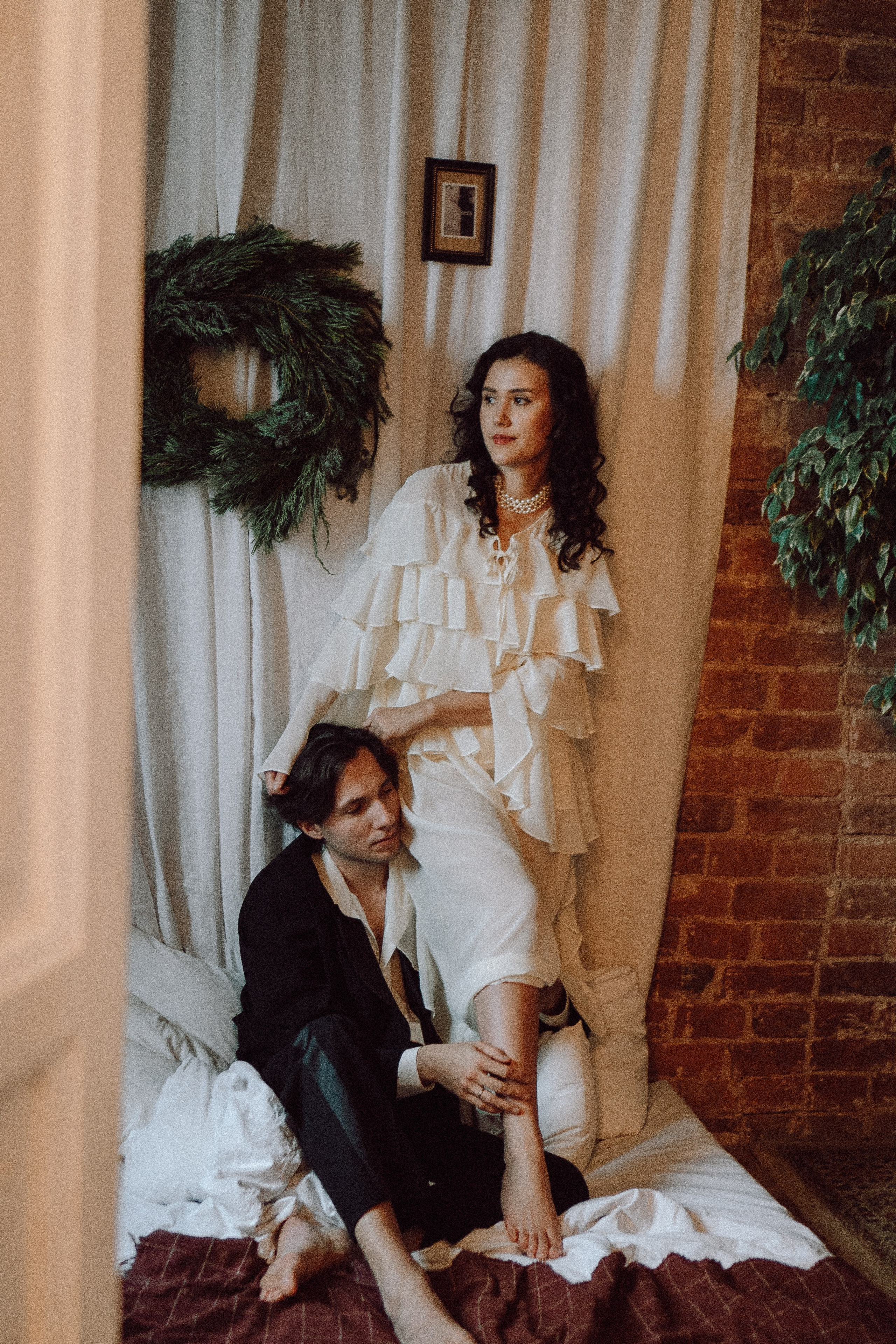 УТРО ЖЕНИХА И НЕВЕСТЫ В ФОТОСТУДИИ И ОСНОВНАЯ ФОТОСЕСИСИЯ ЗИМОЙ. Профессиональный фотограф, Санкт-Петербург — Виктория Богомолова