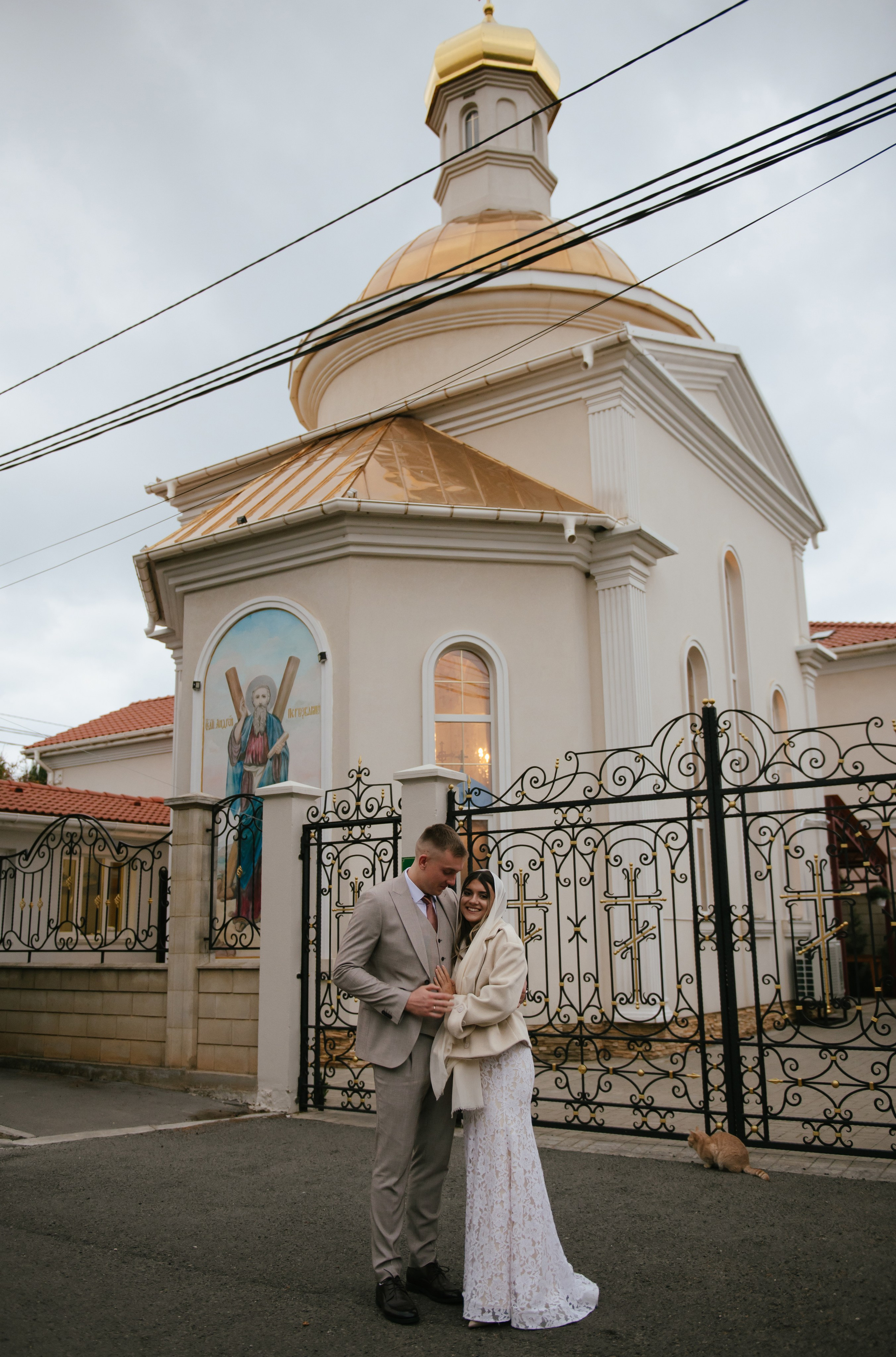 Влад и Лиза.Храм святого апостола Андрея Первозванного. Свадебный, женский, семейный фотограф в Севастополе Юлия Мошенко