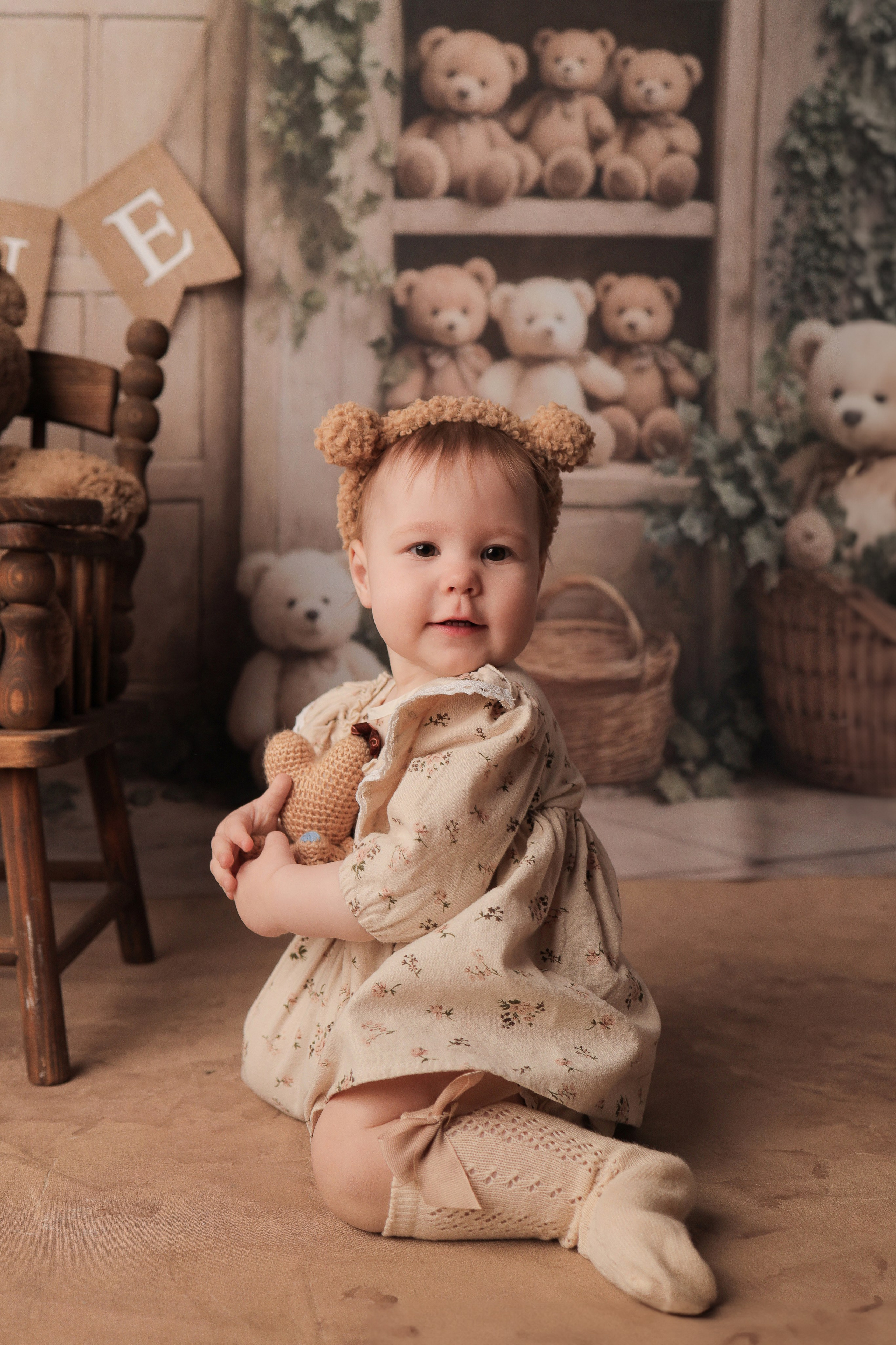 Анечка, 1 годик. Фотограф новорожденных в Новокузнецке Анна Горошникова