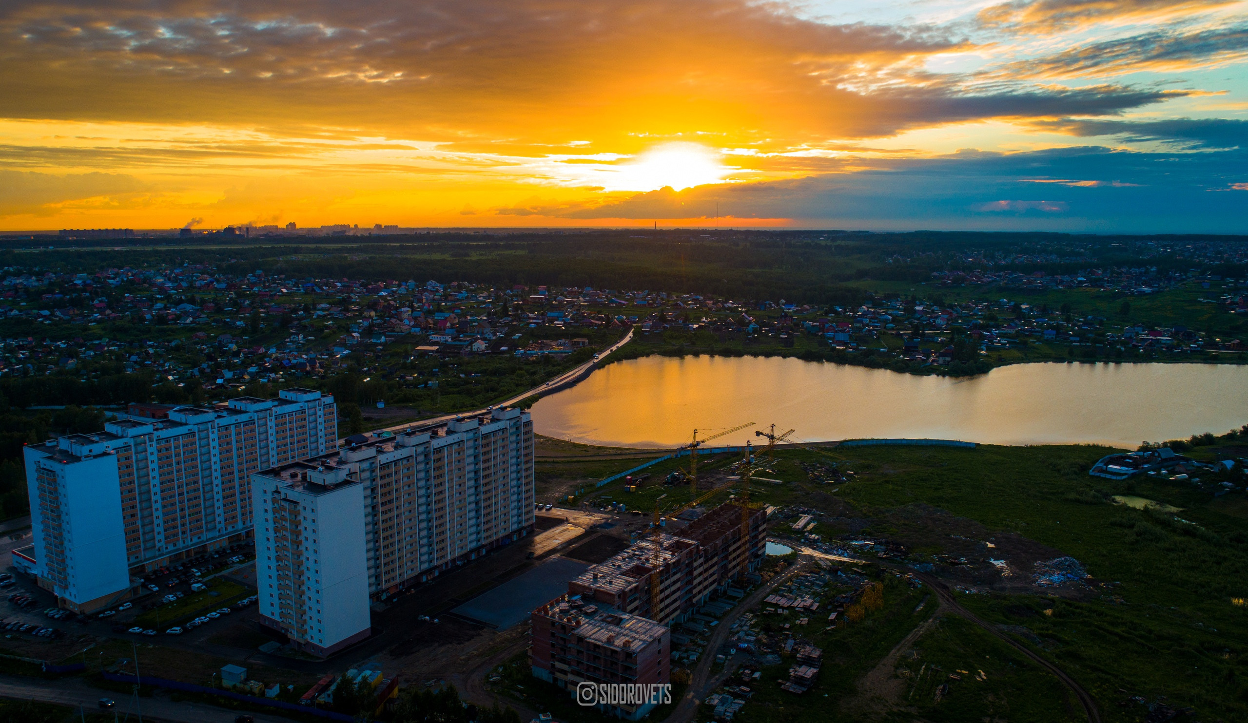 ФОТОГРАФИИ. АЭРОСЪЁМКА НОВОСИБИРСК | Сидоровец Дмитрий