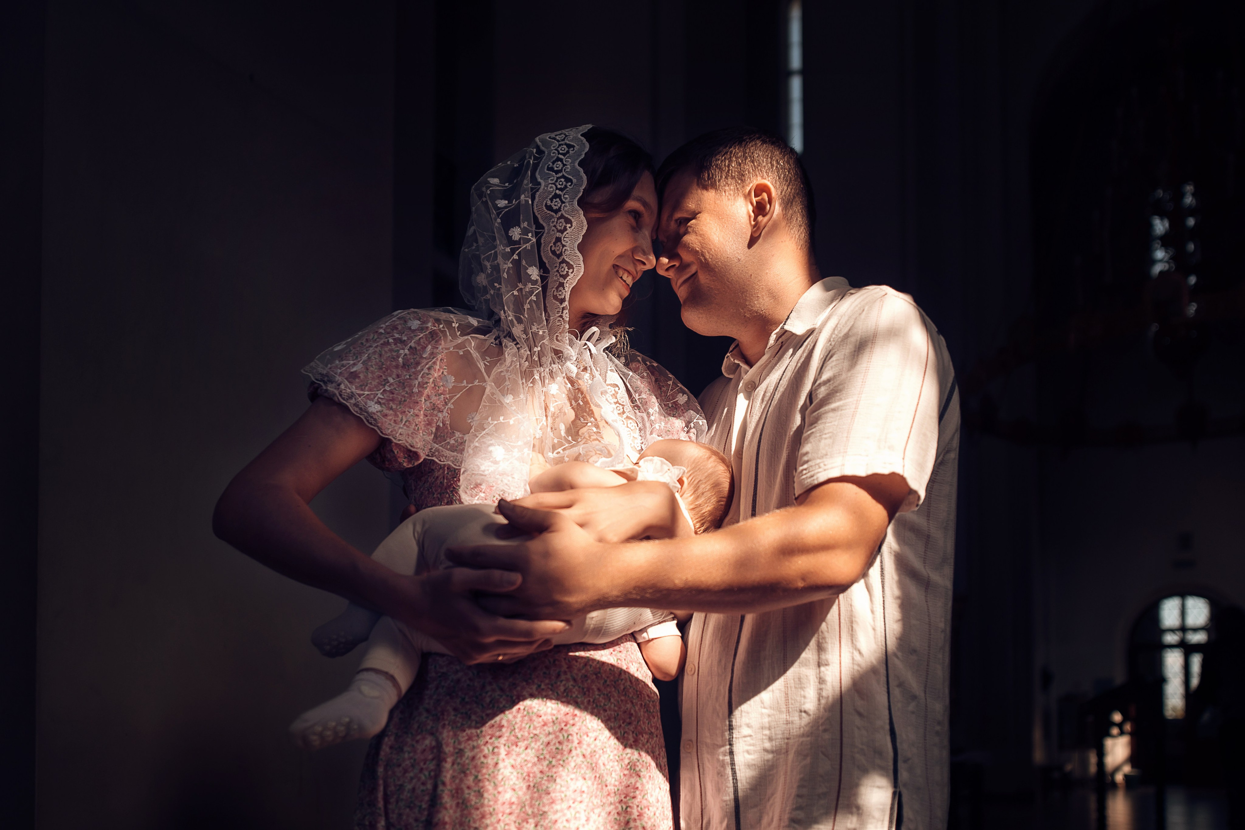 Таинство Крещения Амелии. Храм Георгия Победоносца. Главная