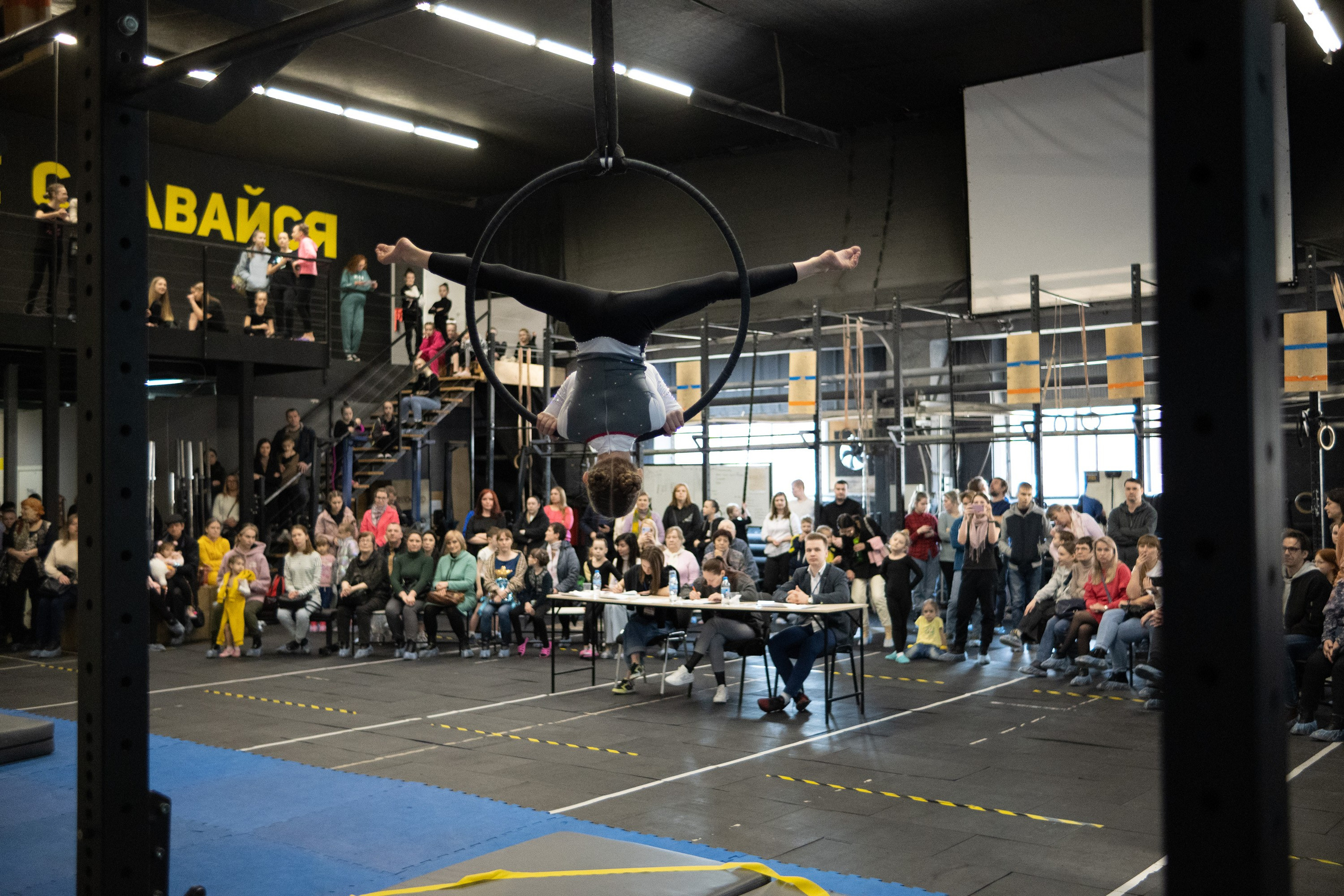 Внутриклубные соревнования по воздушной гимнастике 02.04.23