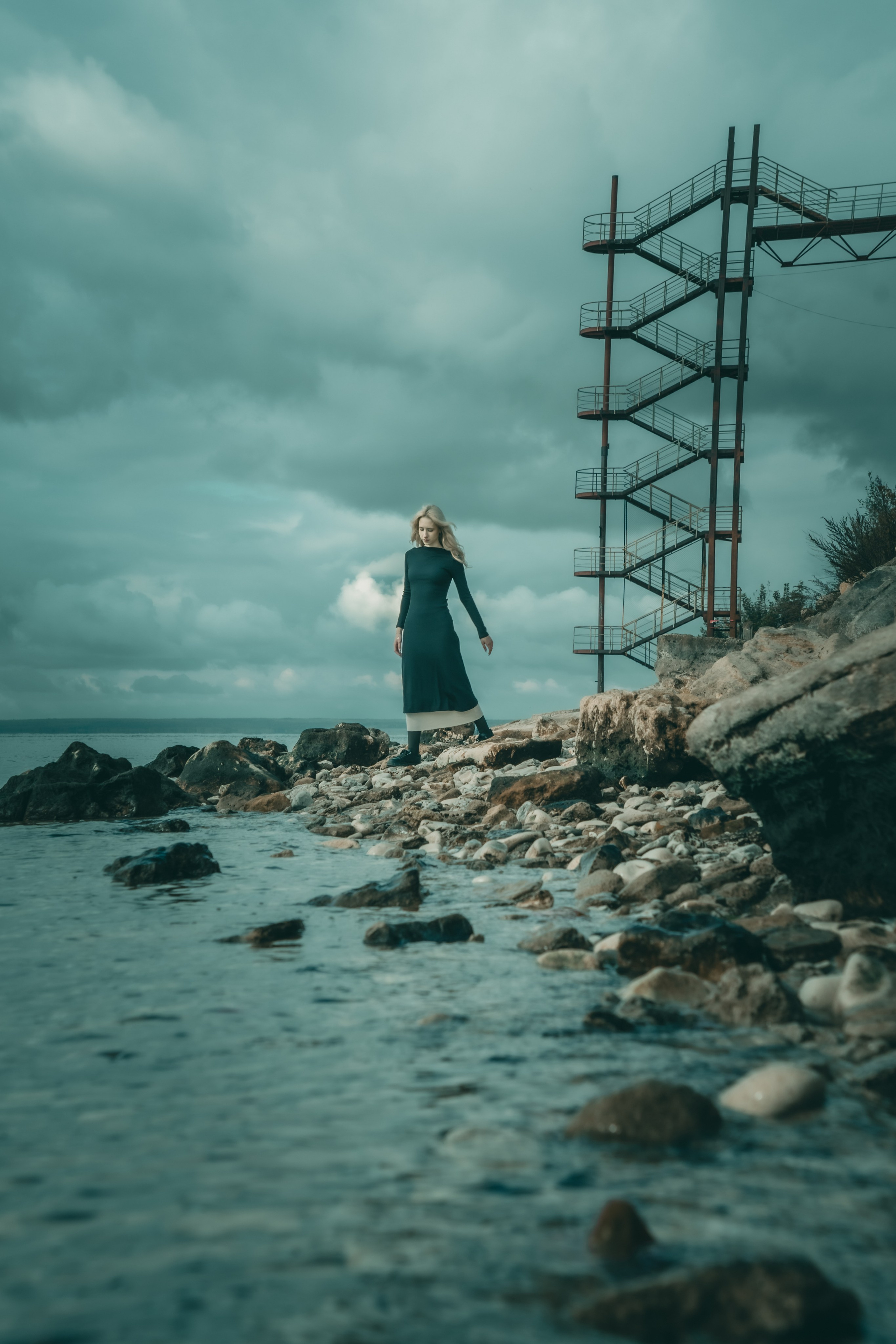 Фотосессия у реки, фотосет у реки