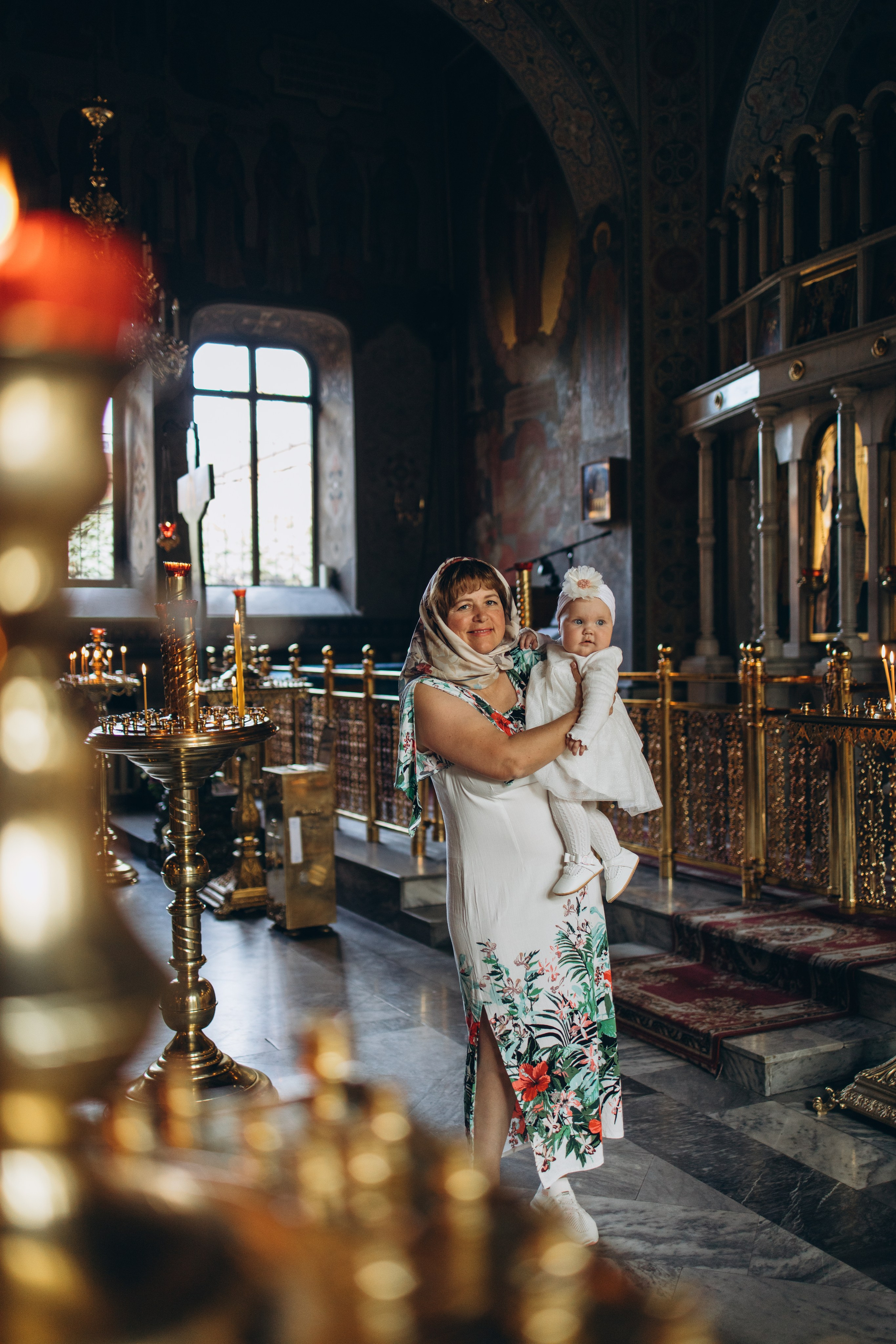 Таинство Крещения Софии. Свято-Ильинский храм Краснодар. Семейный фотограф Наталия Демченко, Краснодар