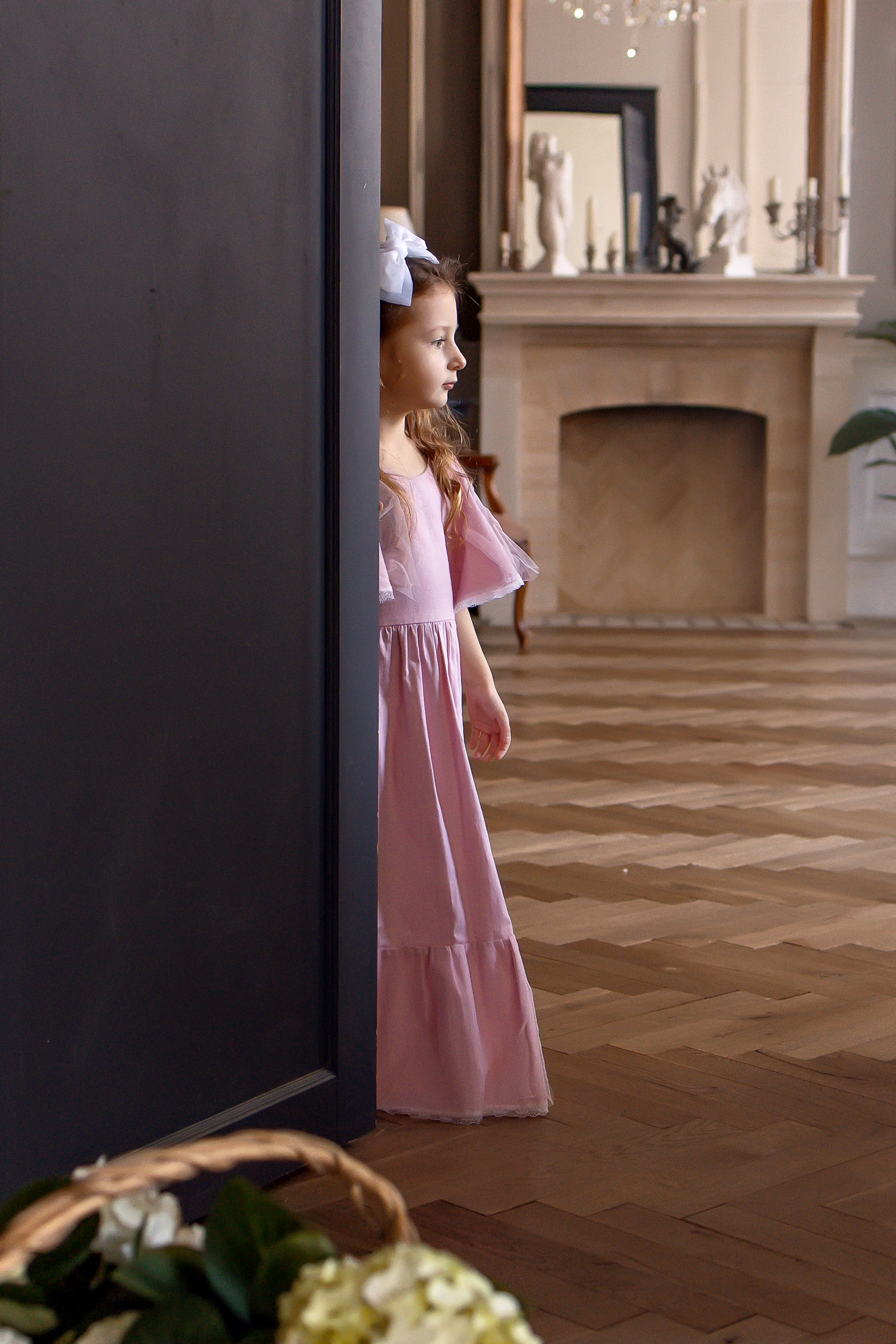 Мия в гортензиях. Семейный и детский фотограф Оля в Тюмени