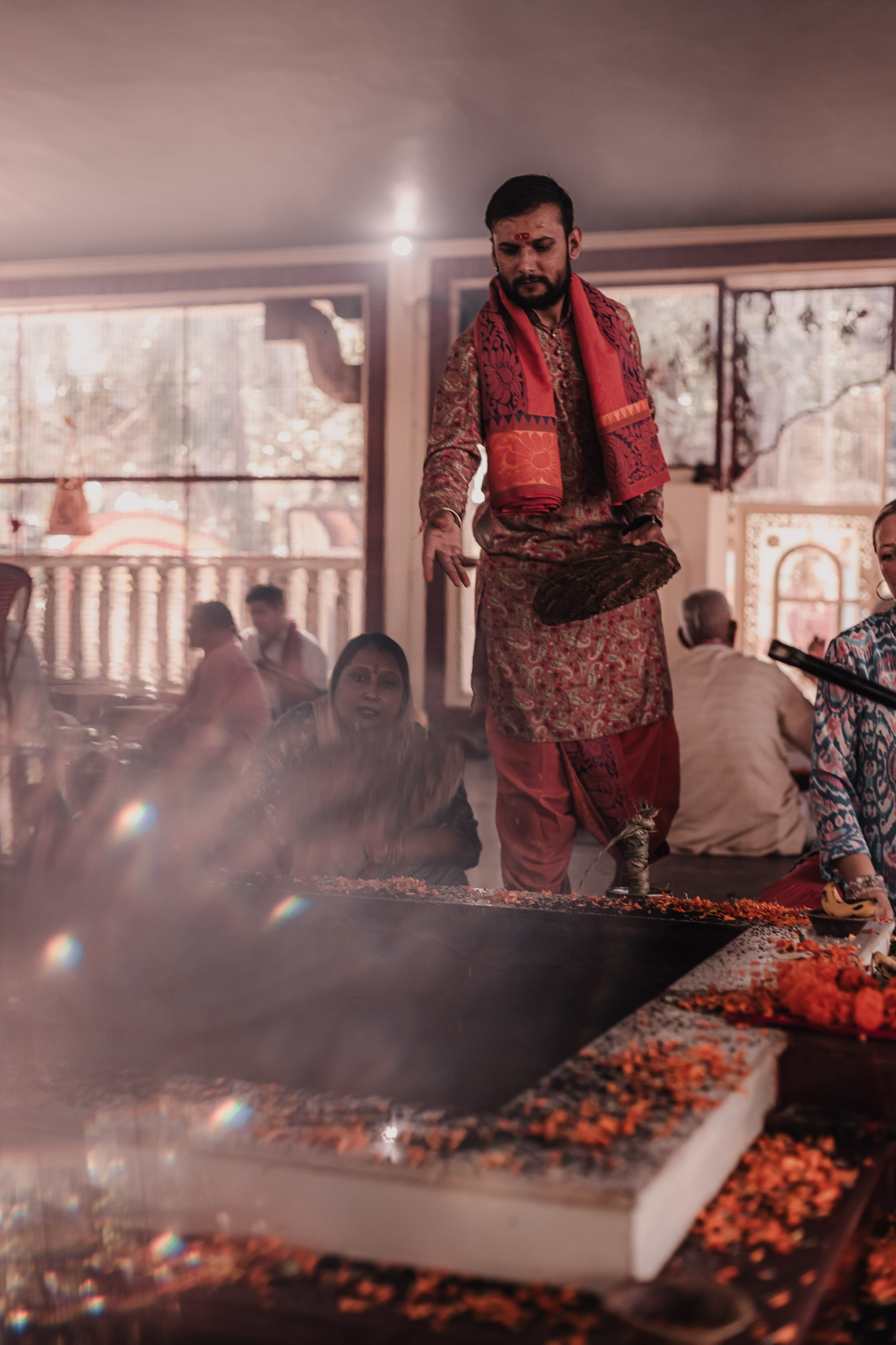 Navaratri yajna at Devraha Baba Ji ashram. Мариам Багдасарян
