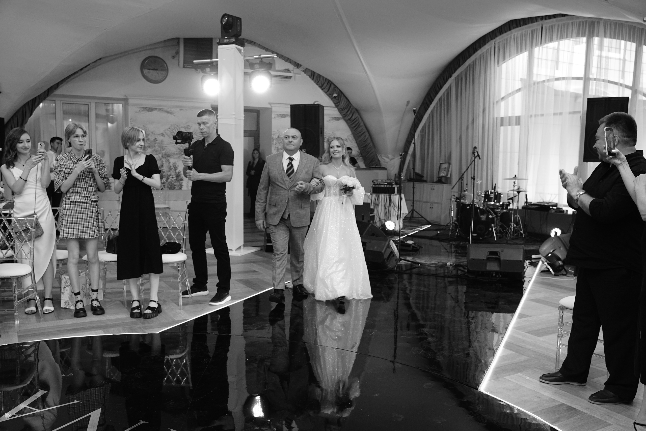 Никита и Галина чб. Свадебный фотограф в Самаре Анна Ковалева