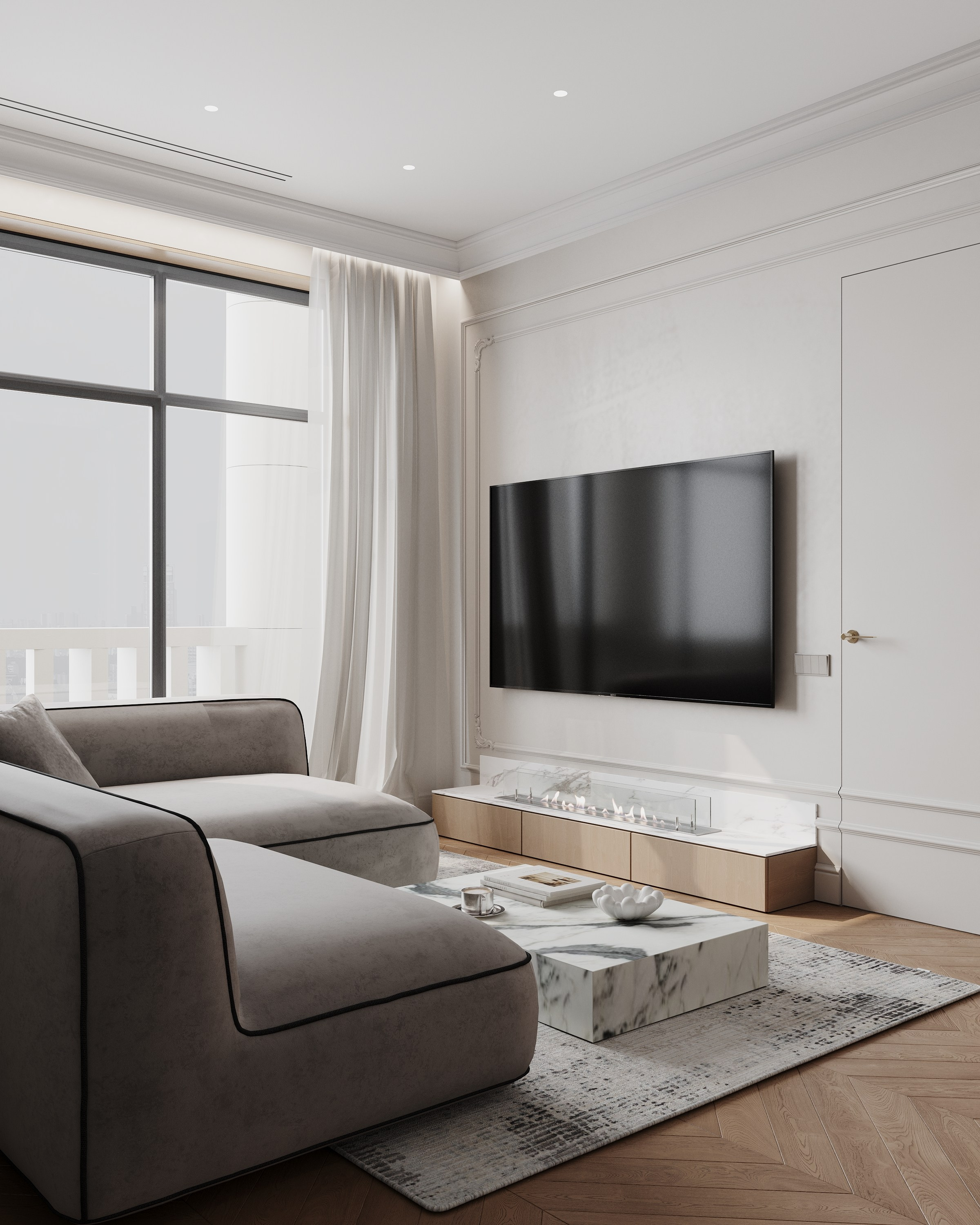 ЖК Легенда Московский 65 106 кв.м, г. Санкт-Петербург. 3d визуализатор Анастасия Науменко