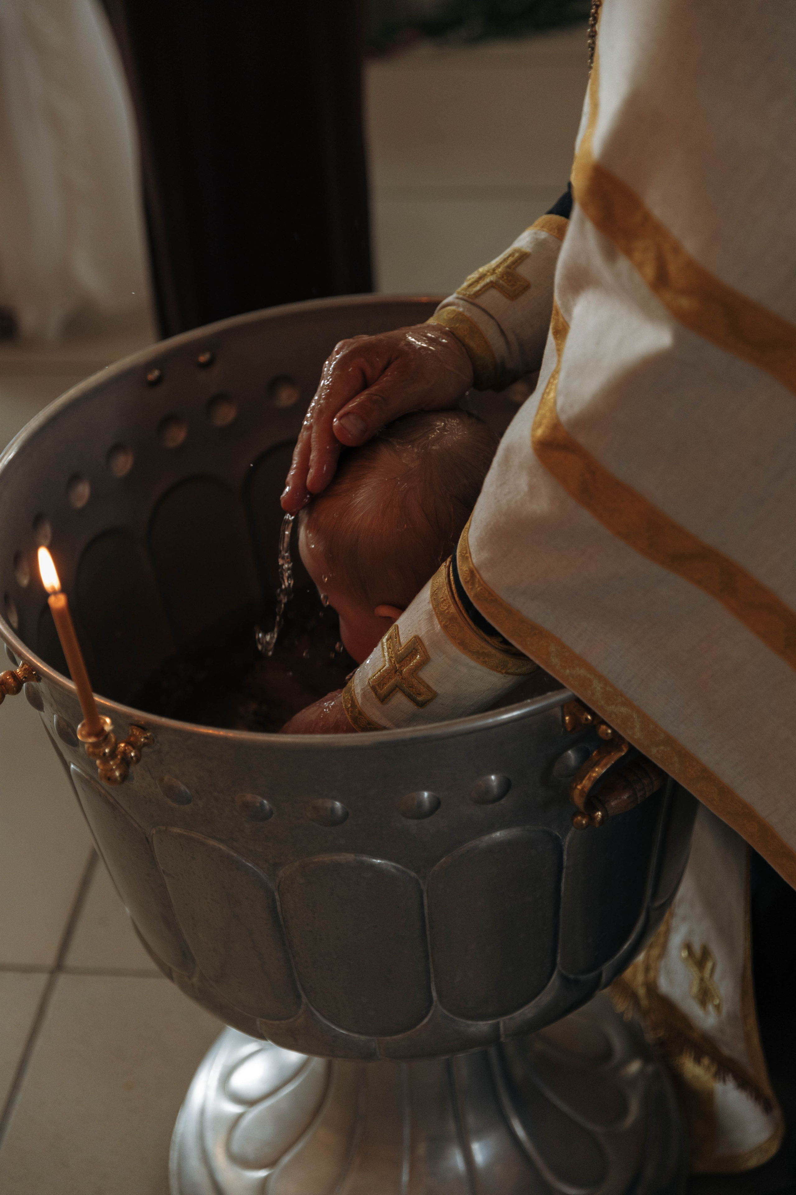 Таинство Крещения Льва. Фотограф Сальск Катерина