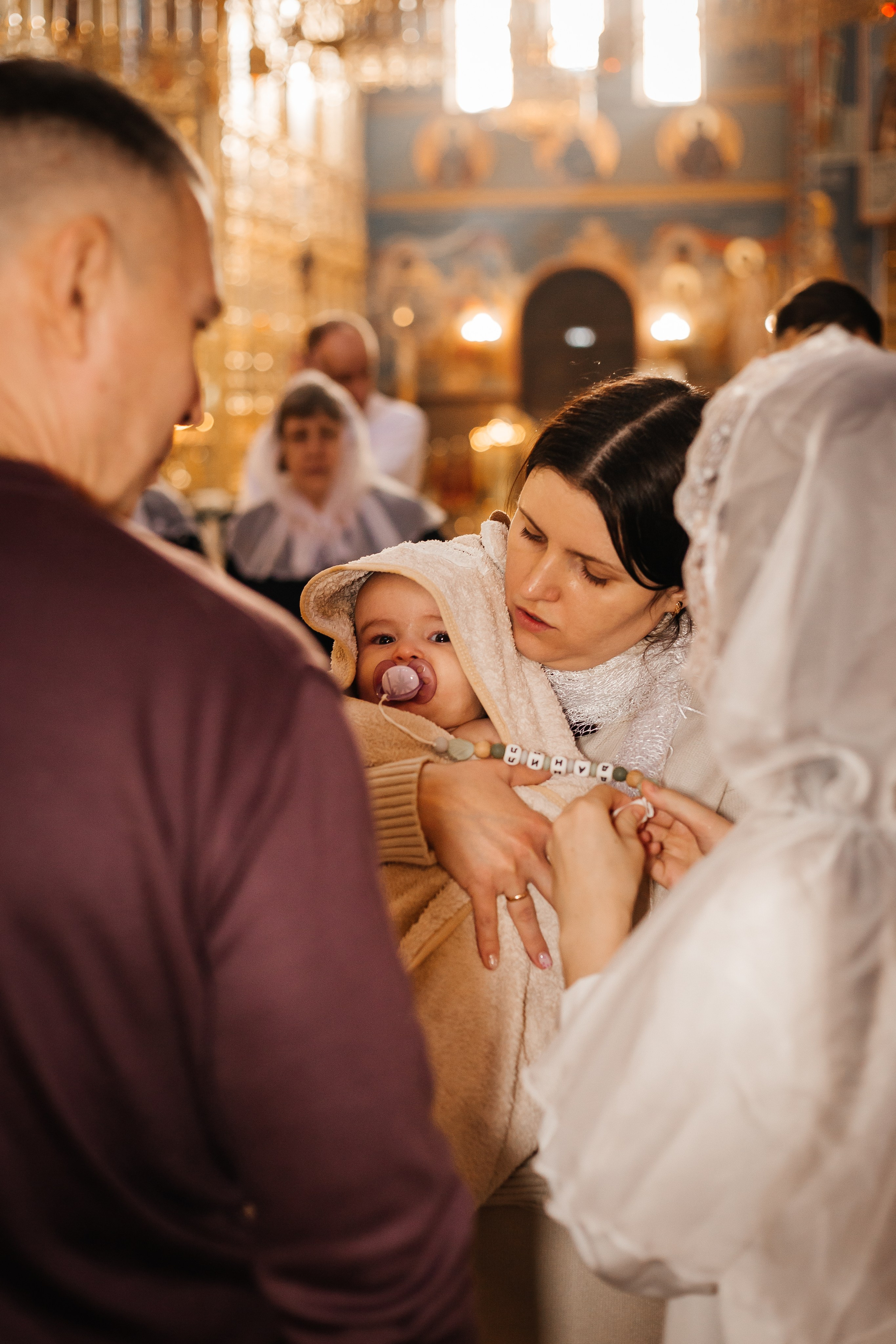 Таинство крещения. Фотограф Мария Новоселова. Сургут