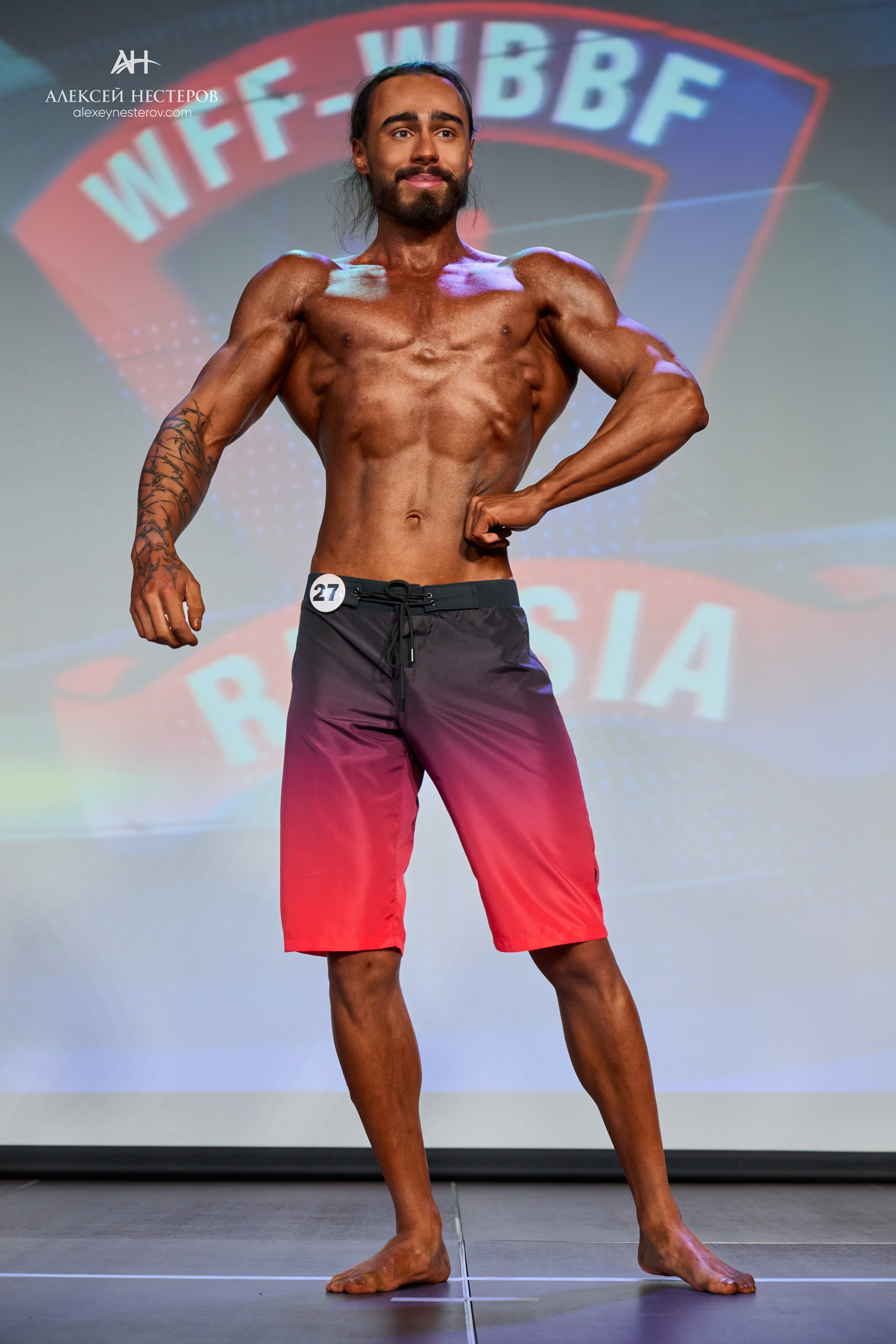 Фото с турнира «Прометей 2, WFF-WBBF Russia» 26 октября 2025. Спортивный фитнес фотограф Алексей Нестеров