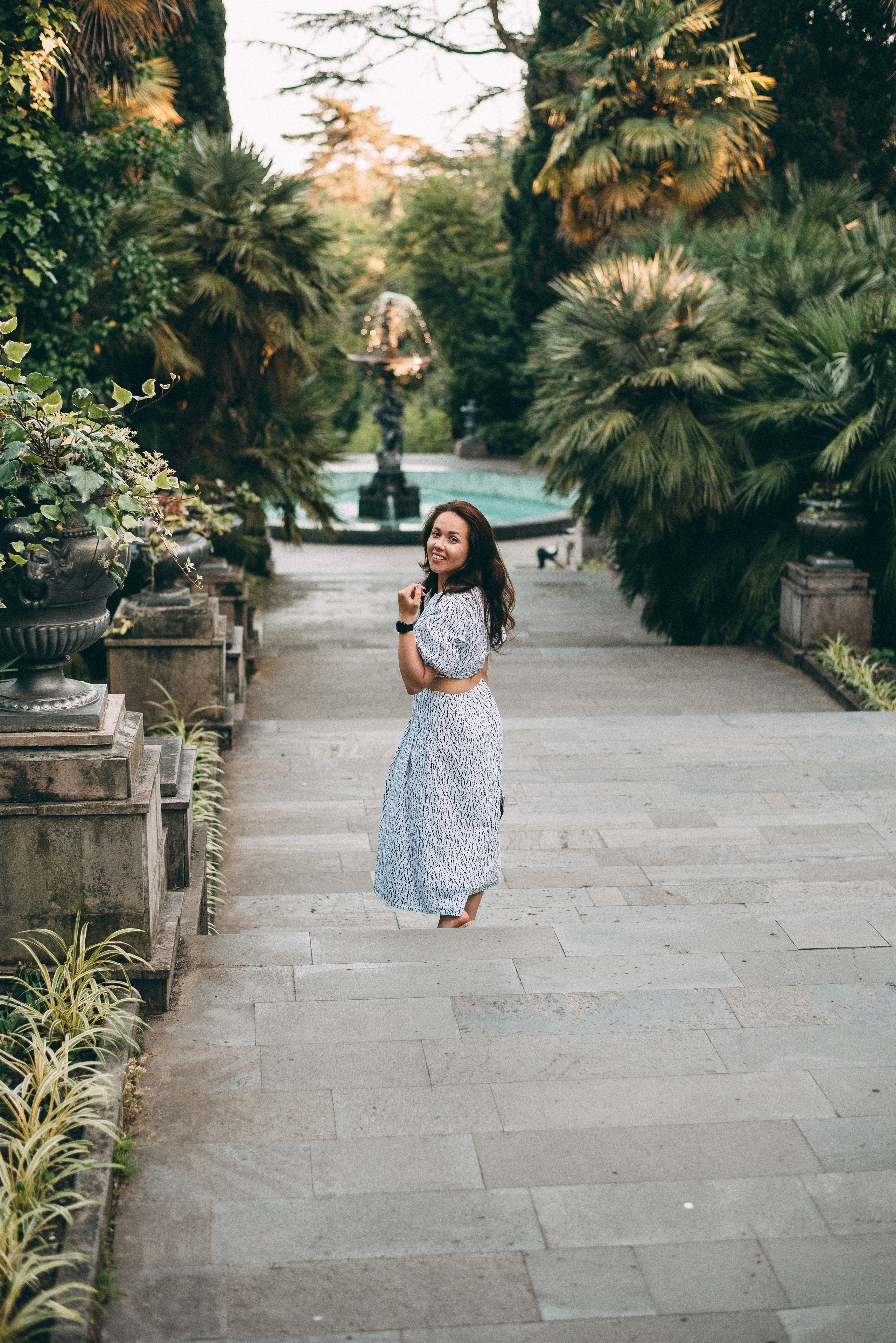 Фотосессия в центре Сочи в парке Дендрарий. Фотограф в Сочи — Маргарита Поганова