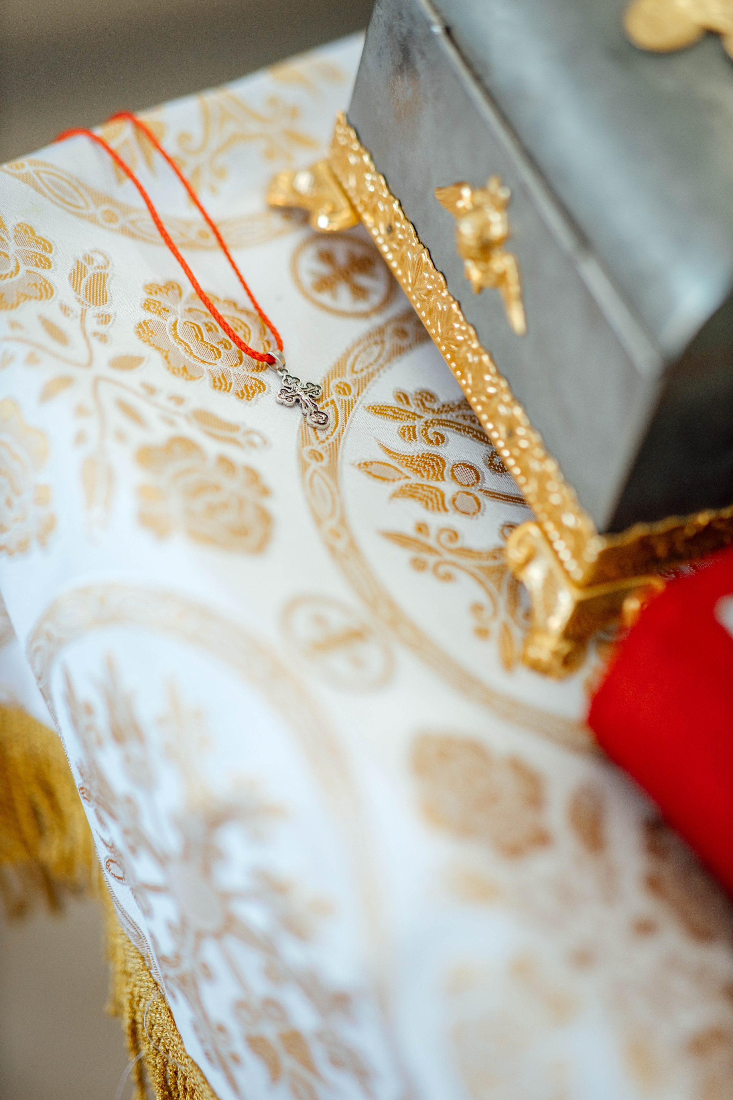 Крещение Энвера (Михаила), д. Колядищи, храм Успения Пр. Богородицы, август 2025