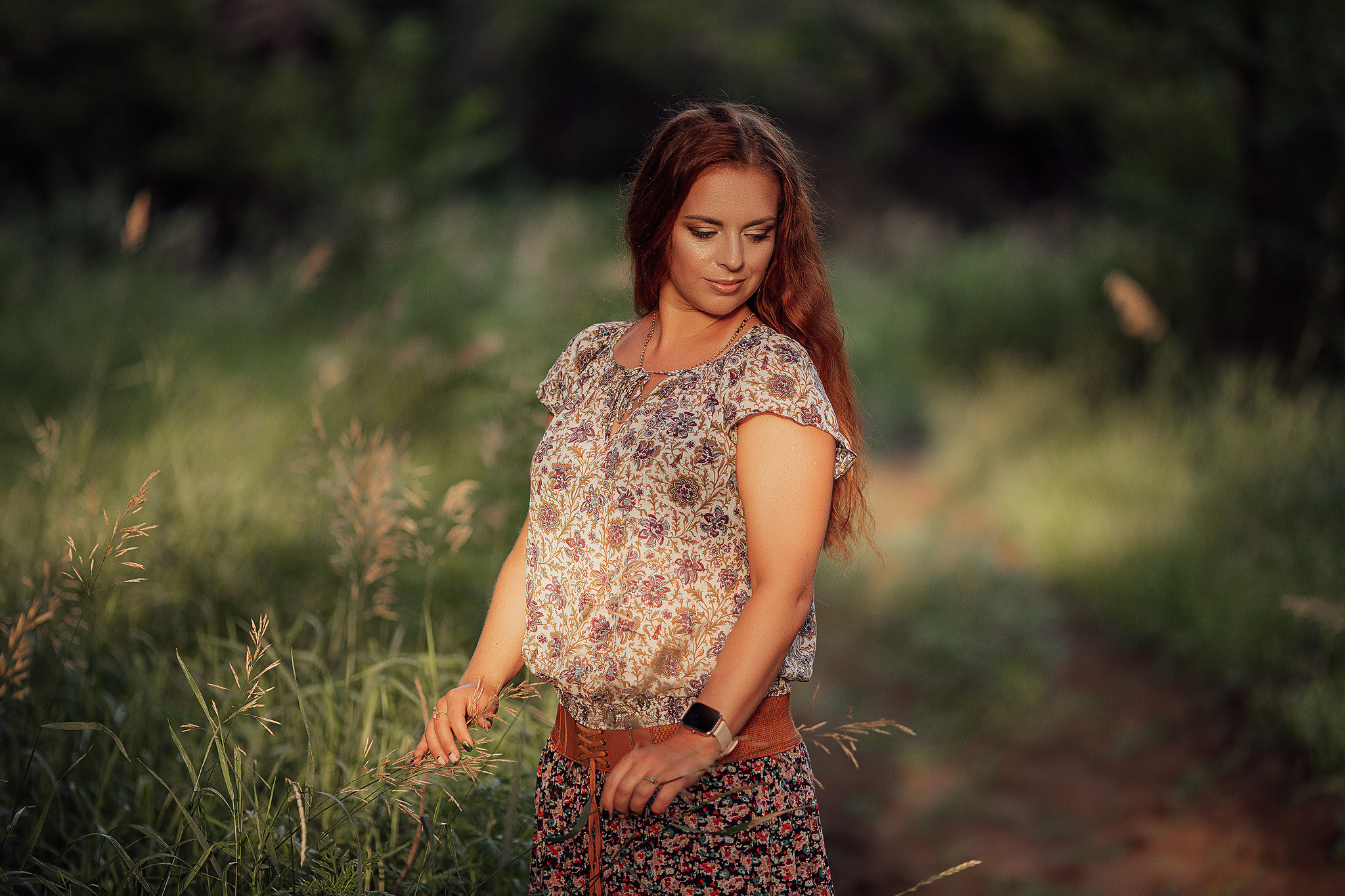 Фотосессия для Анны в лесу. Семейный и свадебный фотограф в Донецке Елена Гордеева