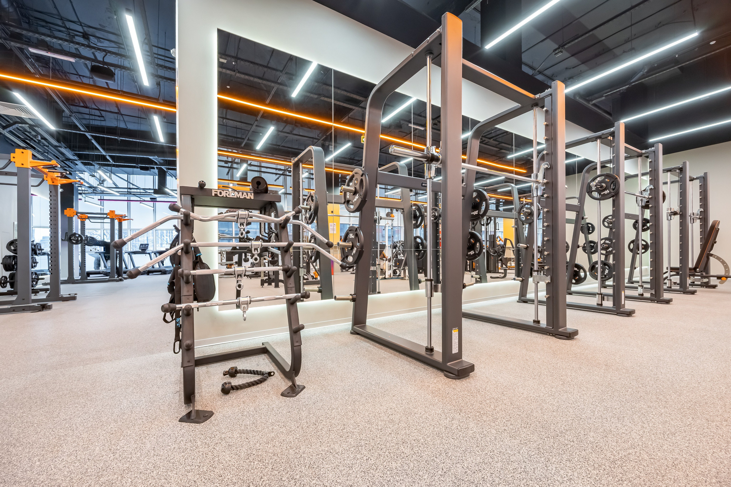 Интерьерная фотосъемка фитнес клуба. Интерьерный фотограф в Москве Сергей Чекмезов