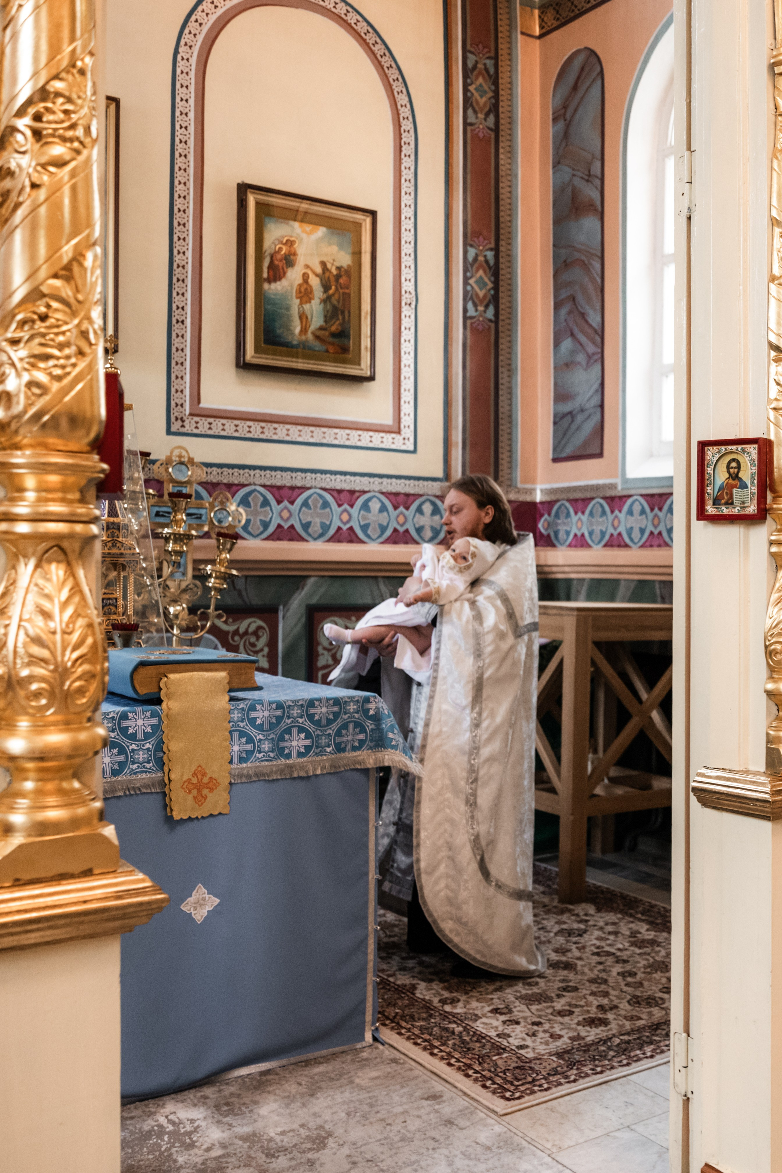 Крещение Андрея. Семейный фотограф документалист в Пензе Лопатинская Татья