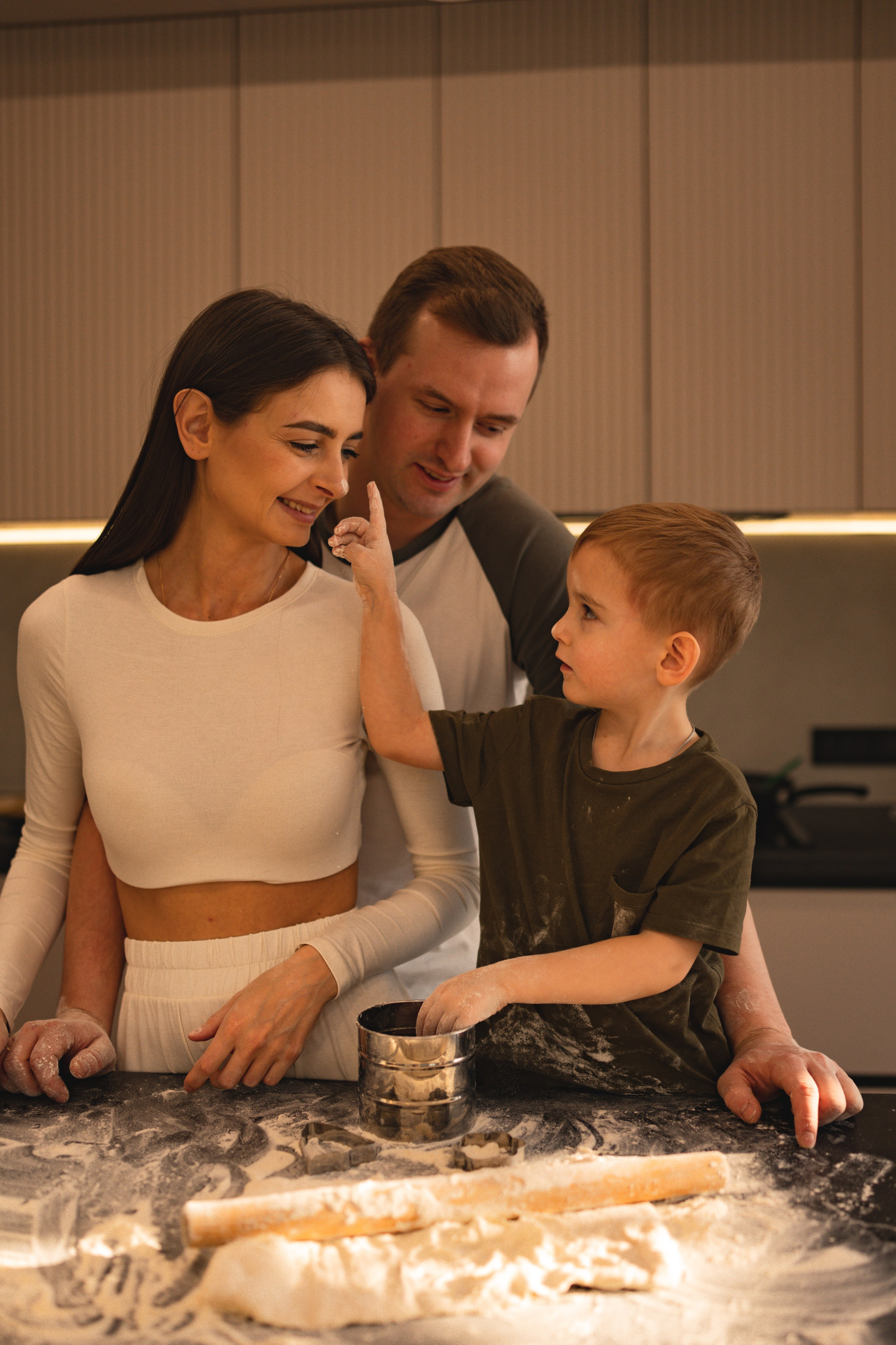 Домашняя съемка семьи Ксении и Алексея. Семейный и портретный фотограф в Санкт-Петербурге Татьяна Гримоть