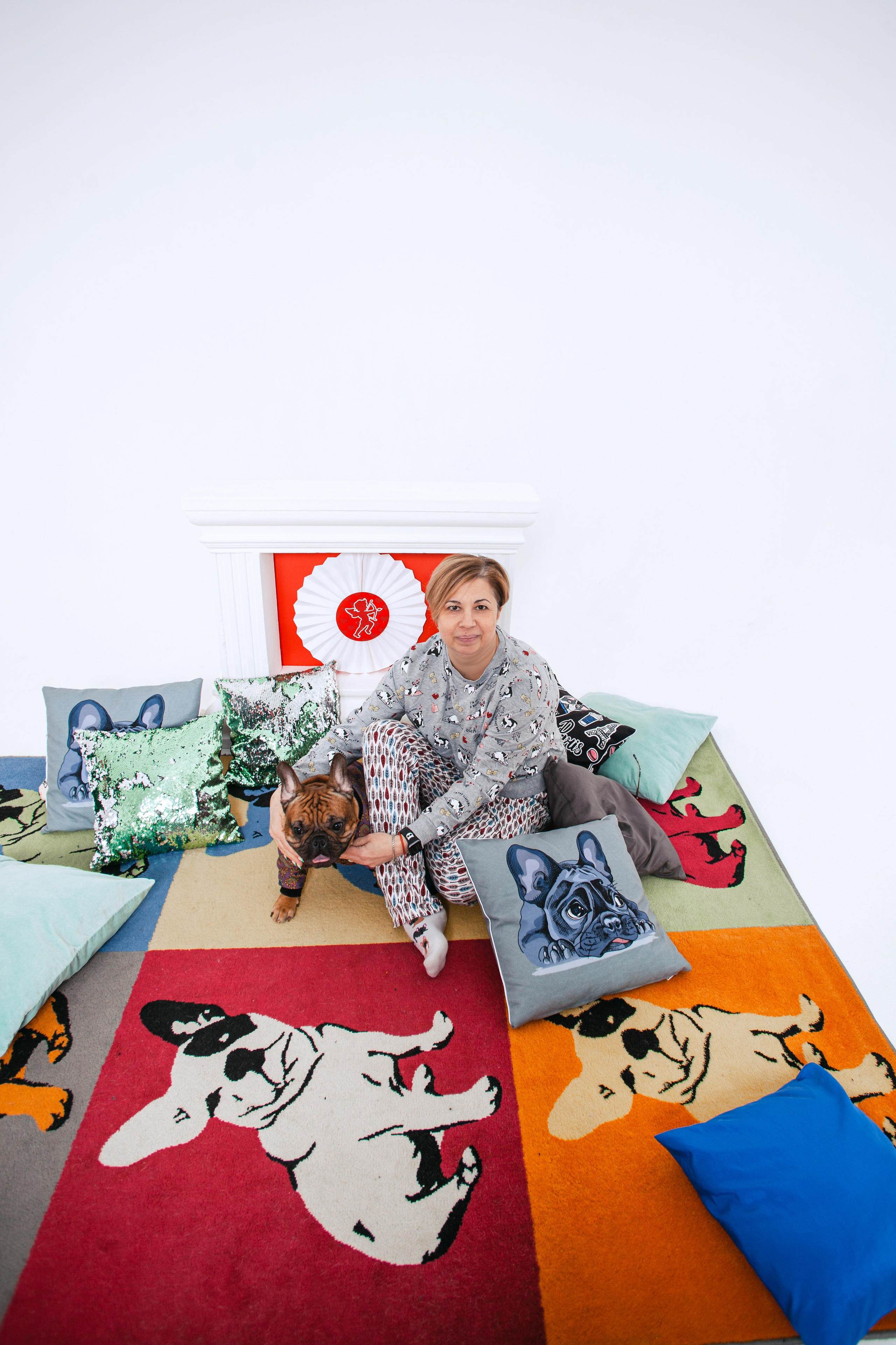 Пижамная вечеринка французских бульдогов и их хозяев. Фотограф-анималист Татьяна Степанова