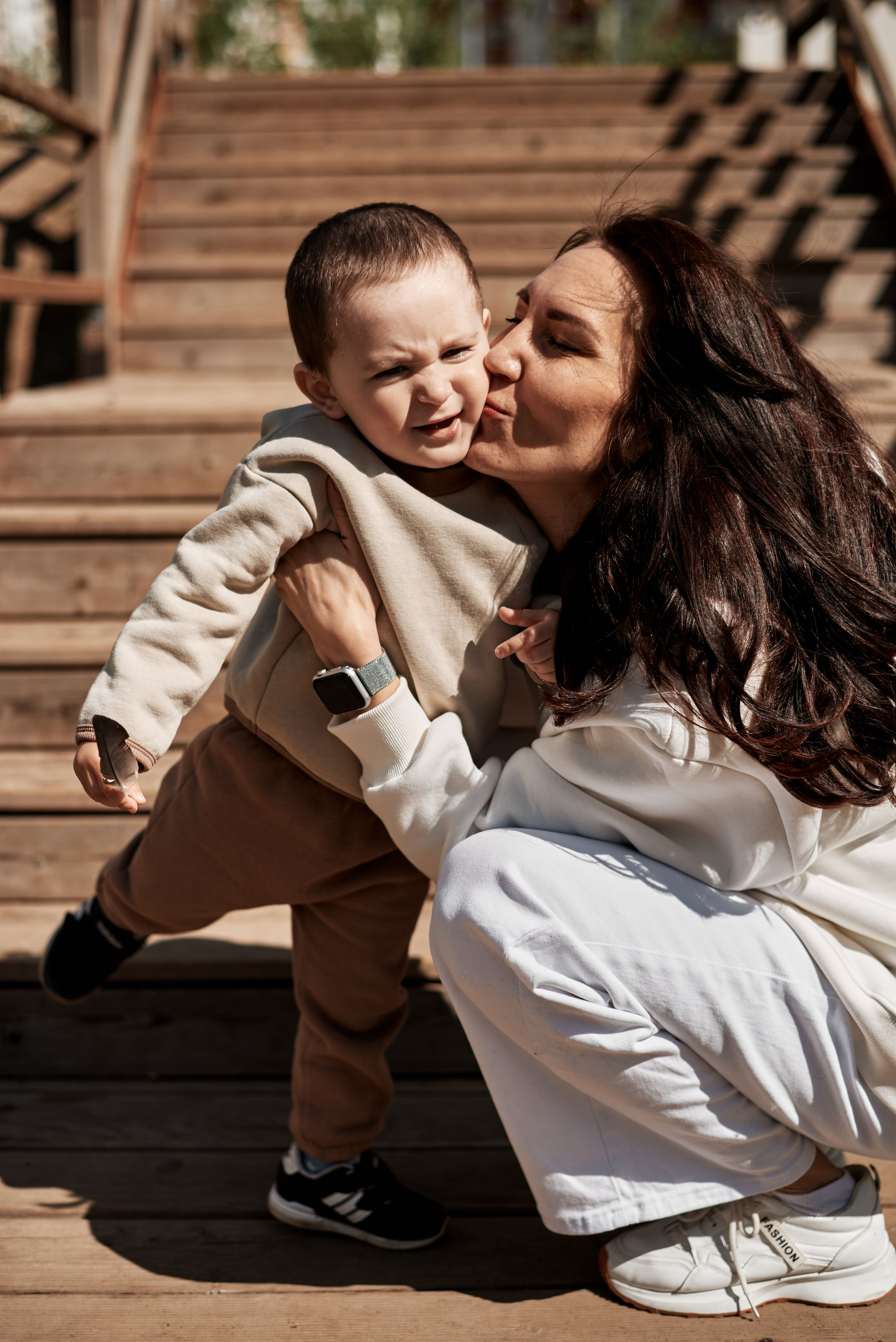 Фотопрогулка Луизы и Максима. Семейный фотограф в Железнодорожном Масаева Елена