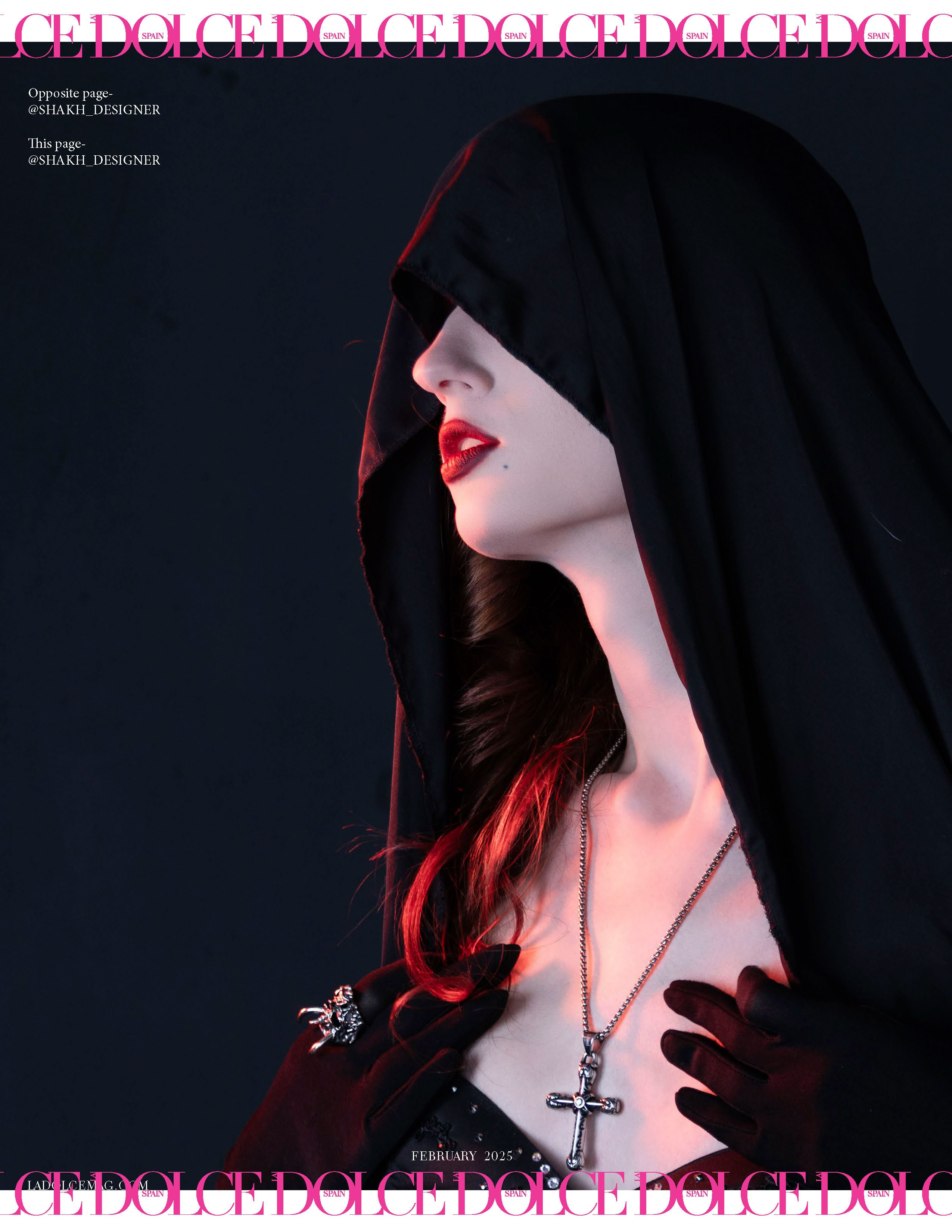 Вамп. Публикация в DOLCE magazine. Портретный фотограф в Санкт-Петербурге Савельева Ольга