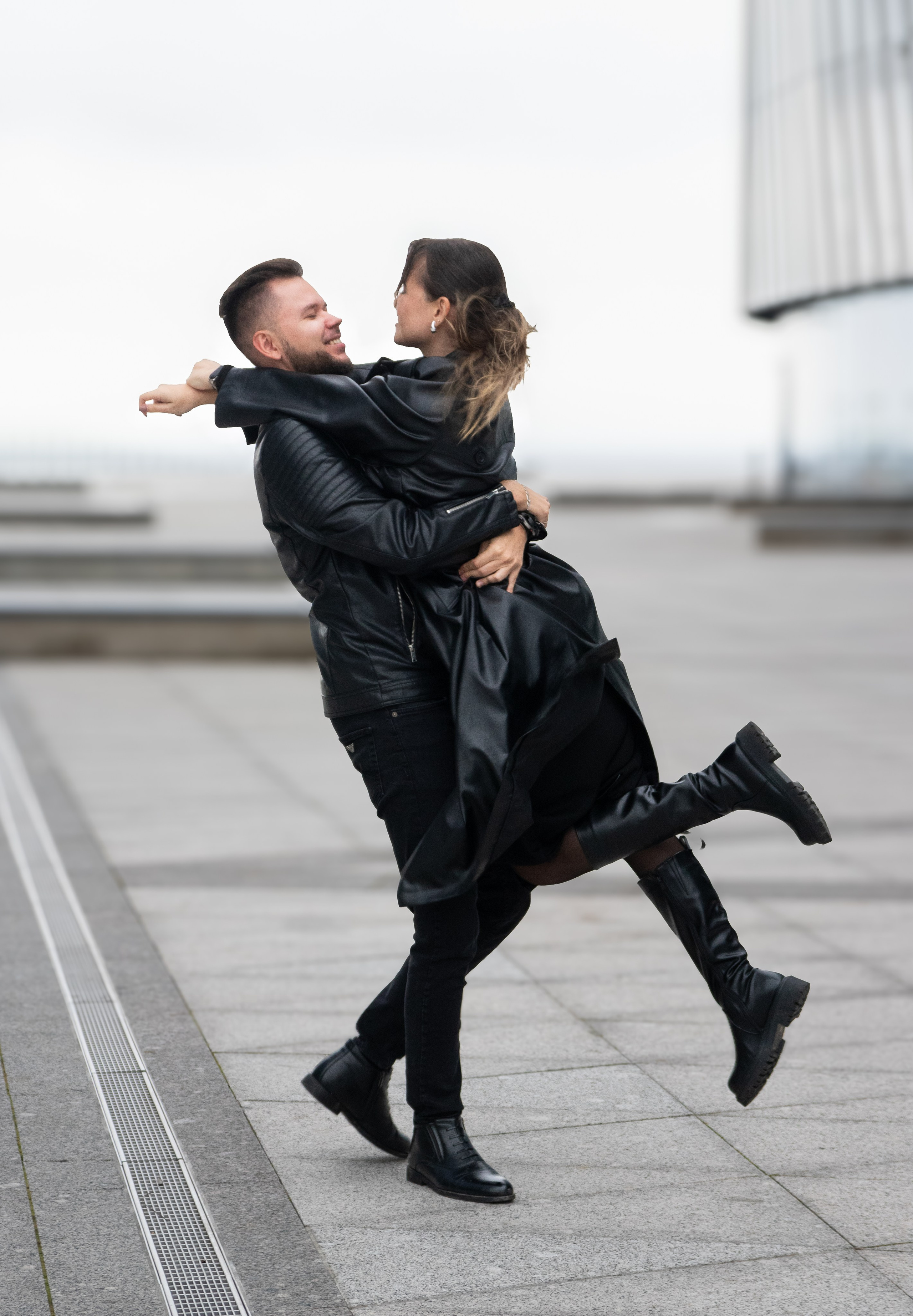 Love story у Лахты — фотопрогулка для двоих. Портретный фотограф в Санкт-Петербурге Савельева Ольга