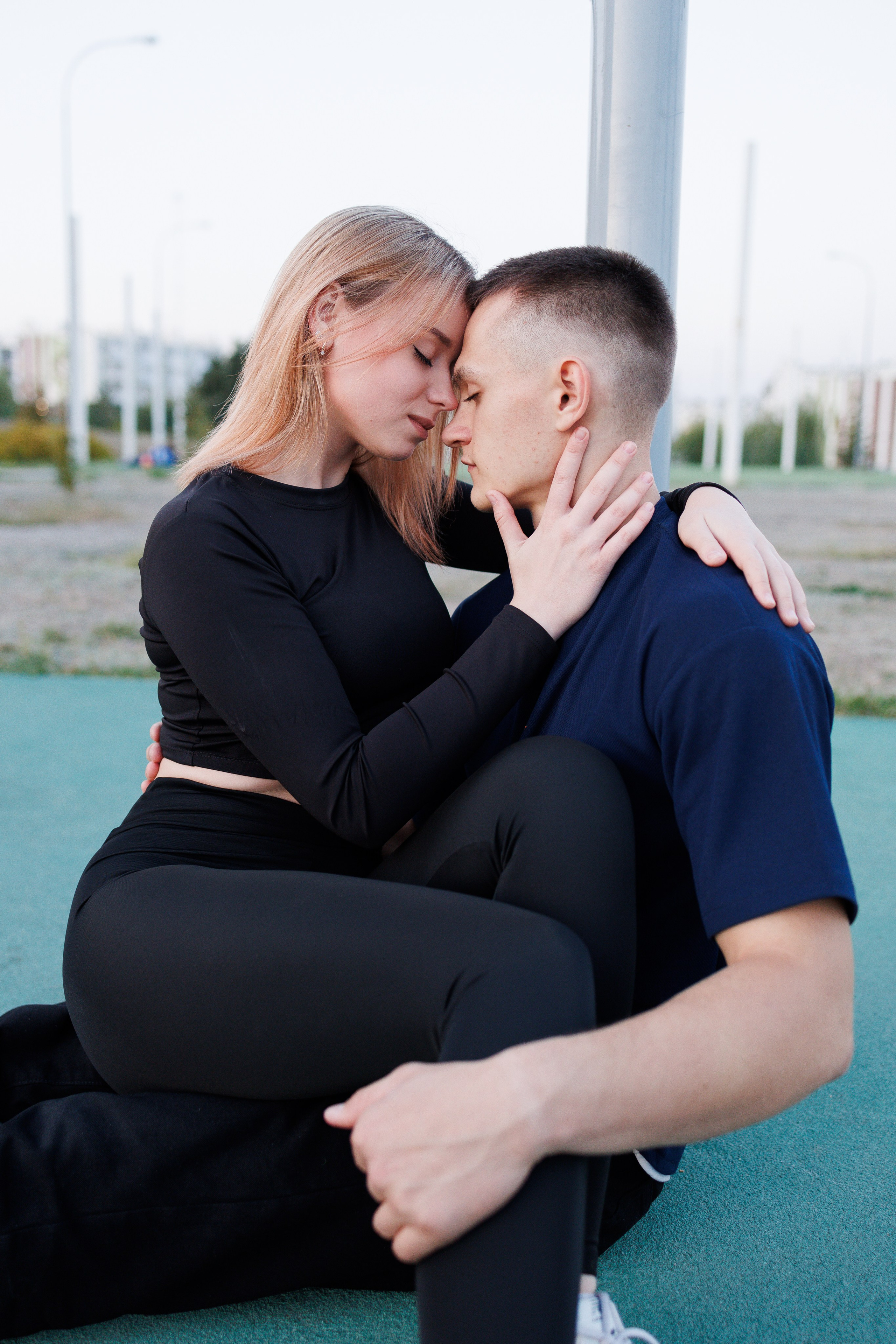 На спорт площадке (Настя+Игорь). Photograph Svetlana Volkova