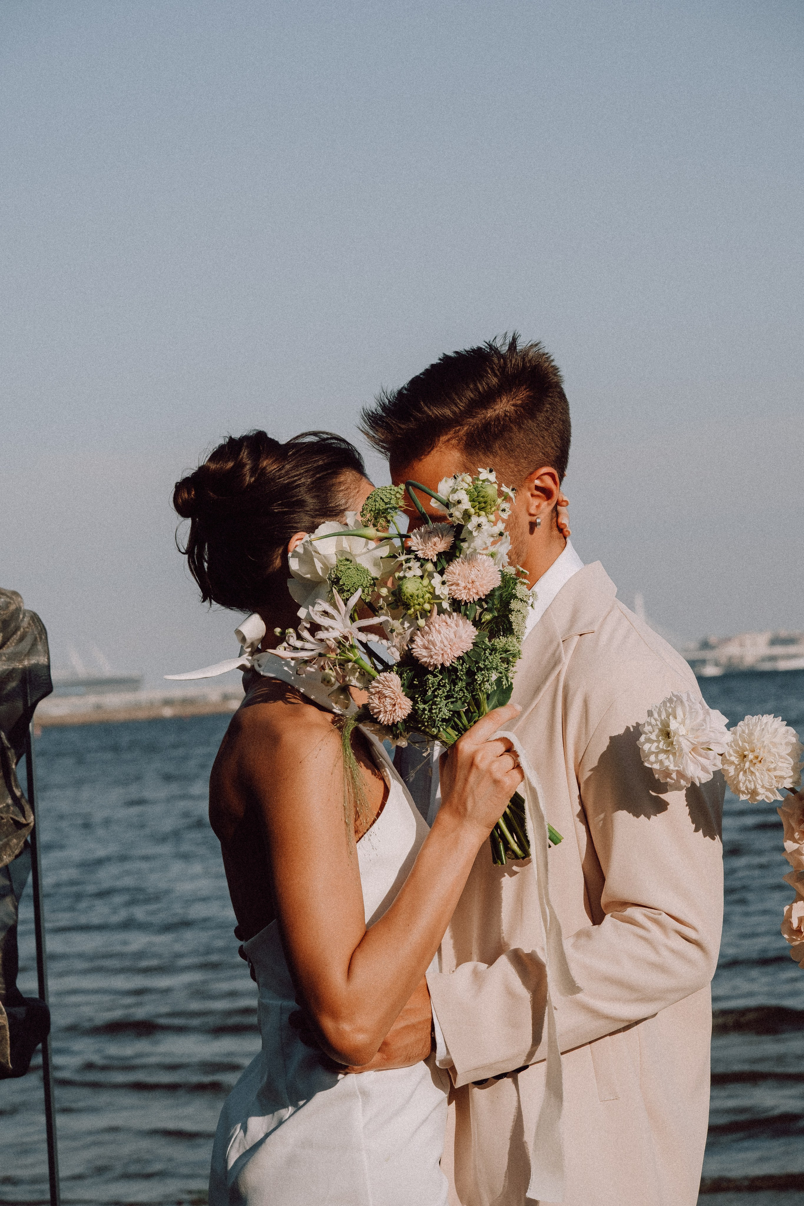 СВАДЕБНАЯ ФОТОСЕССИЯ ВЫЕЗДНОЙ ЦЕРЕМОНИИ (ФИНСКИЙ ЗАЛИВ). Профессиональный фотограф, Санкт-Петербург — Виктория Богомолова