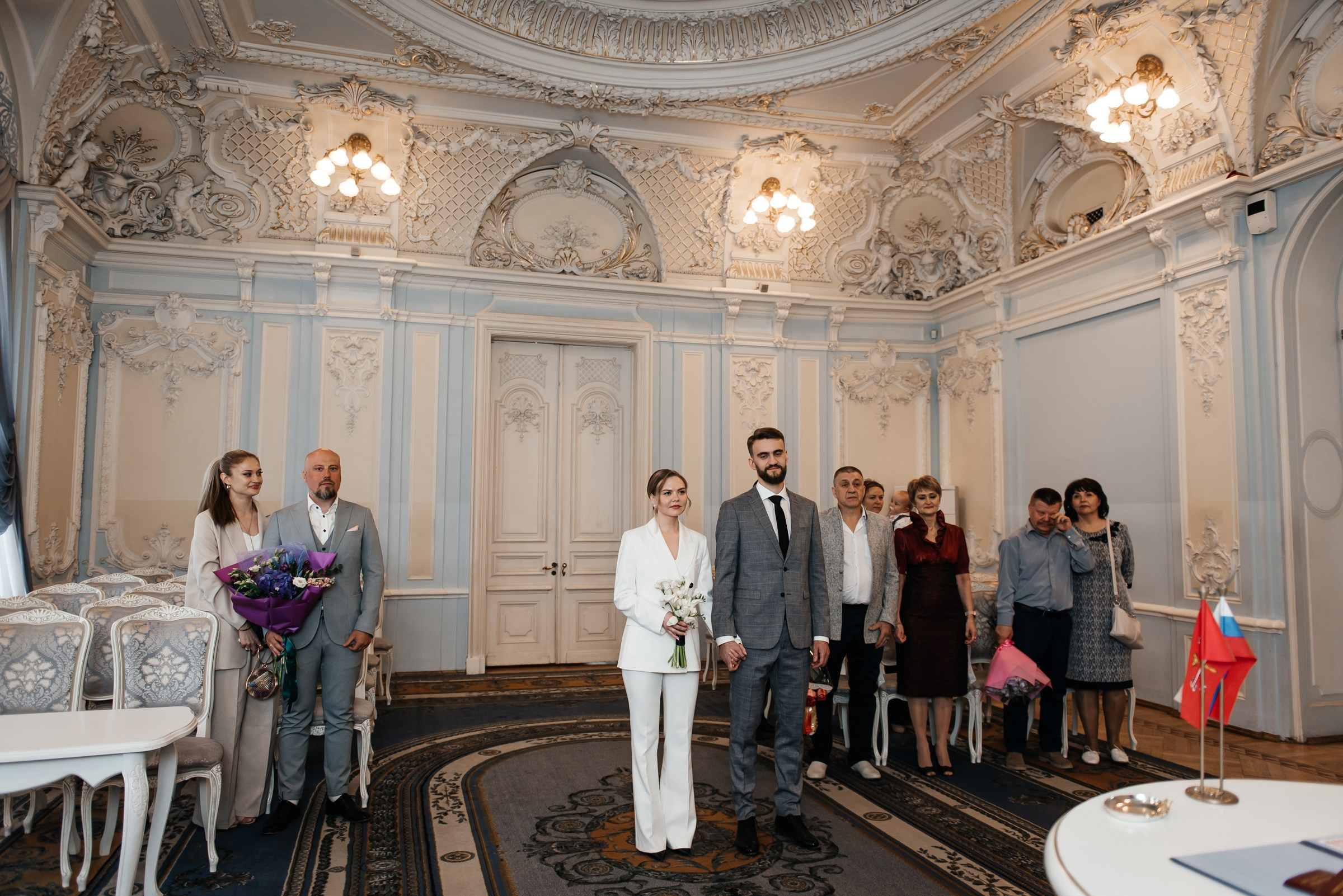 регистрация брака во Дворце Бракосочетания 2 на Фурштадской