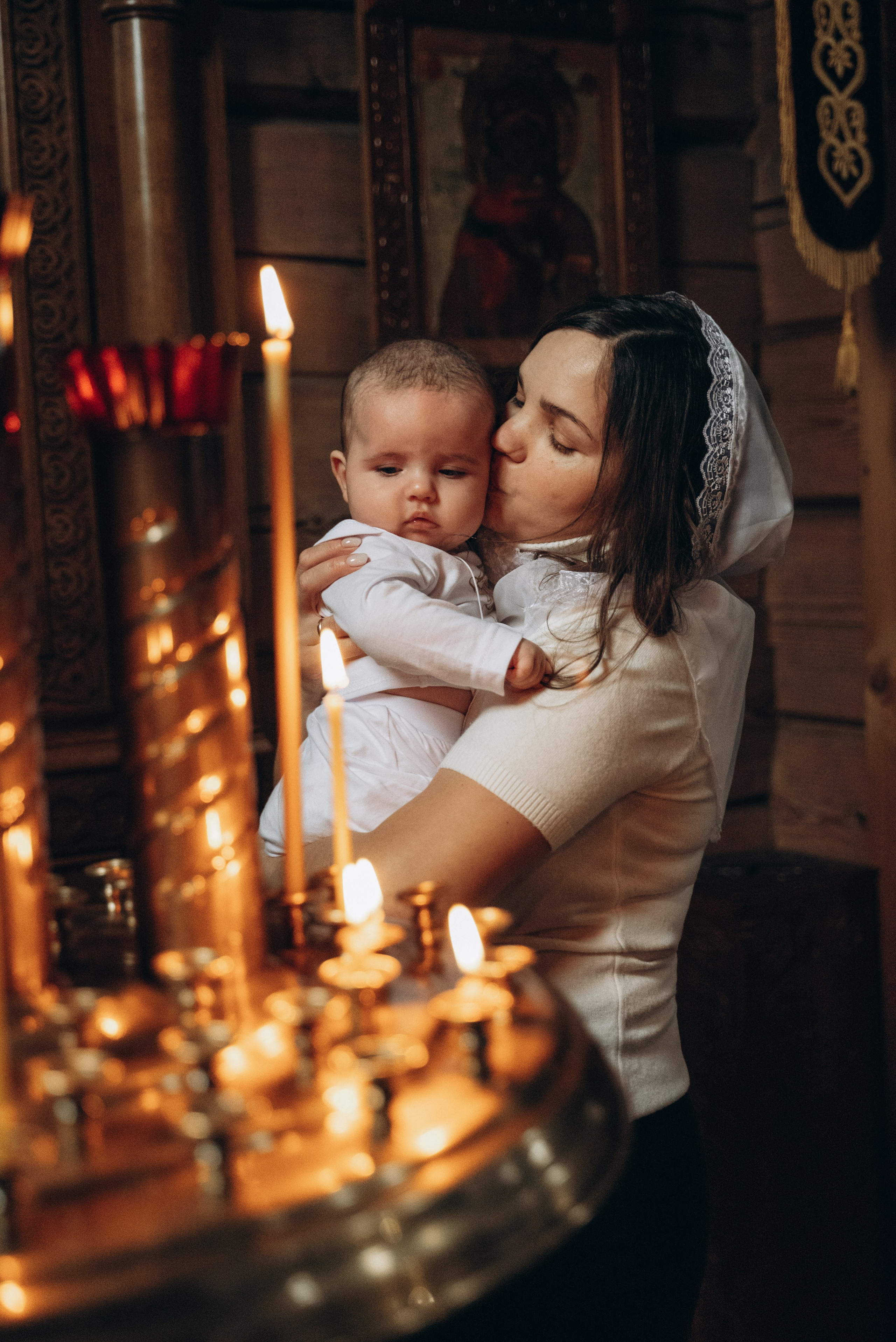 Крещение Назара. Семейный фотограф в Минске Дарья Дреко