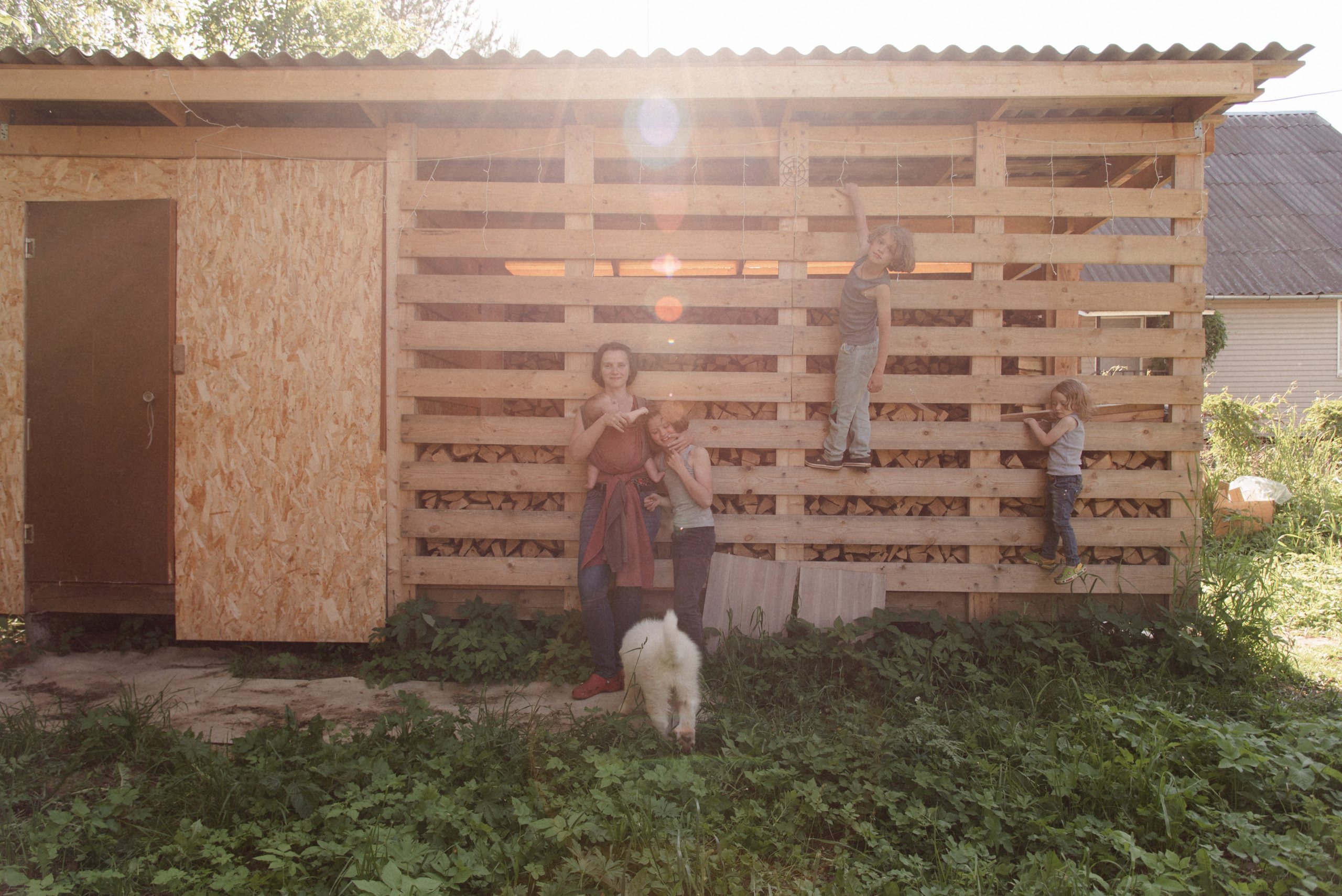 Наташа и её семья. Портретный фотограф в Москве Анжела Губайдулина