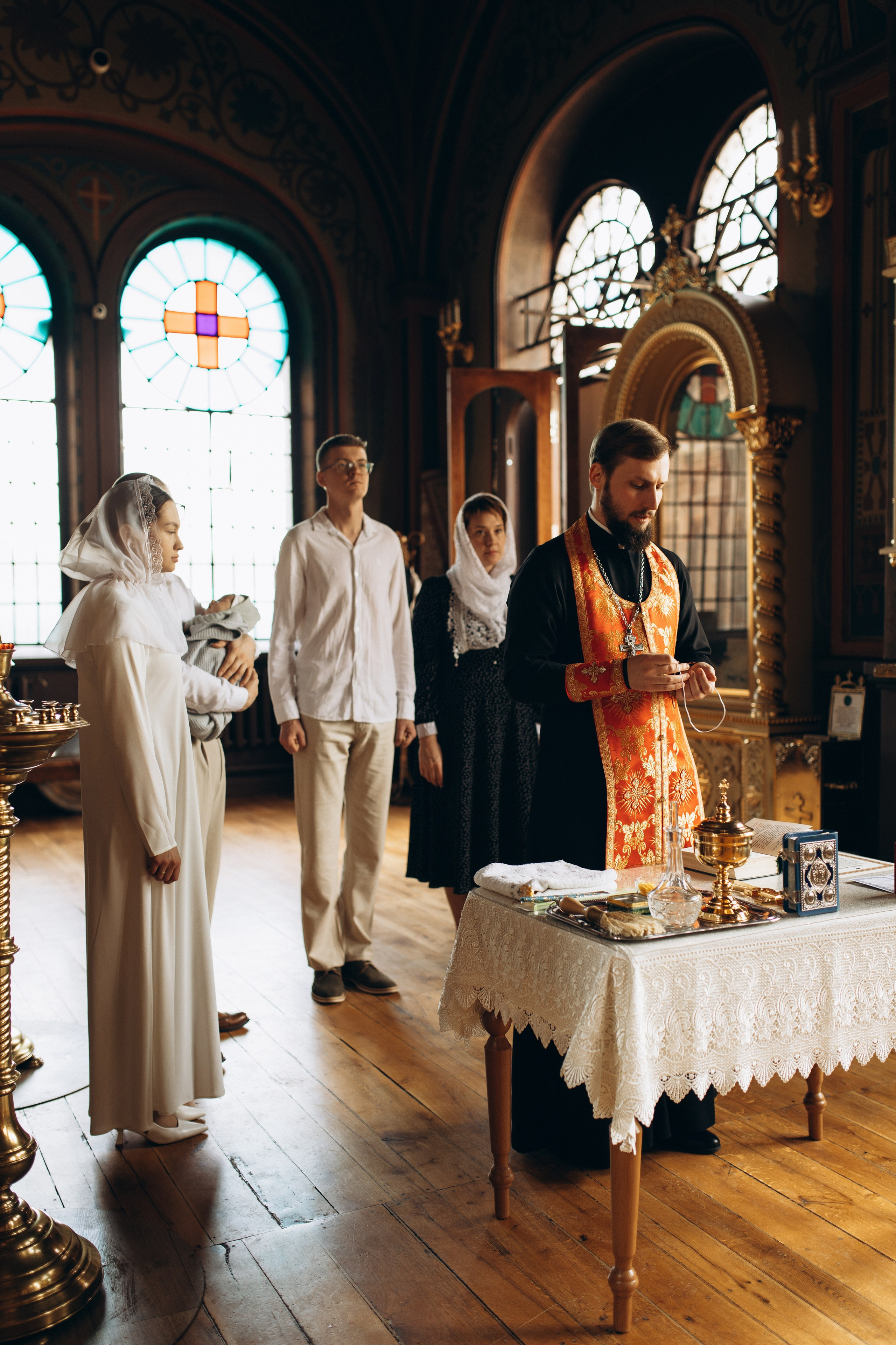 Крещение Лёвы. Самый теплый фотограф в Краснодаре Рябоконь Ксения