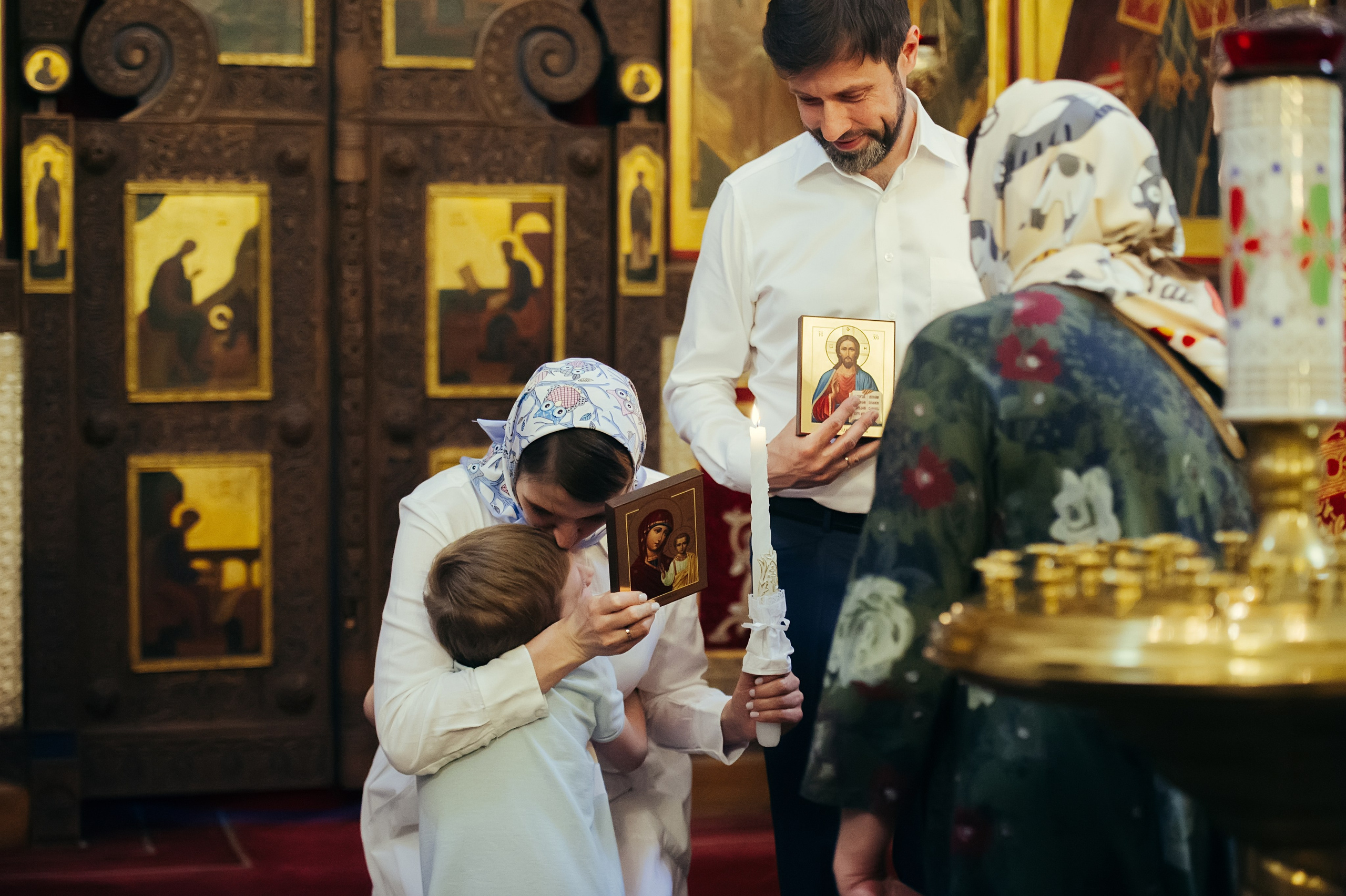 Екатерина и Александр. Венчание, Москва. Семейный фотограф Анна Дубовская