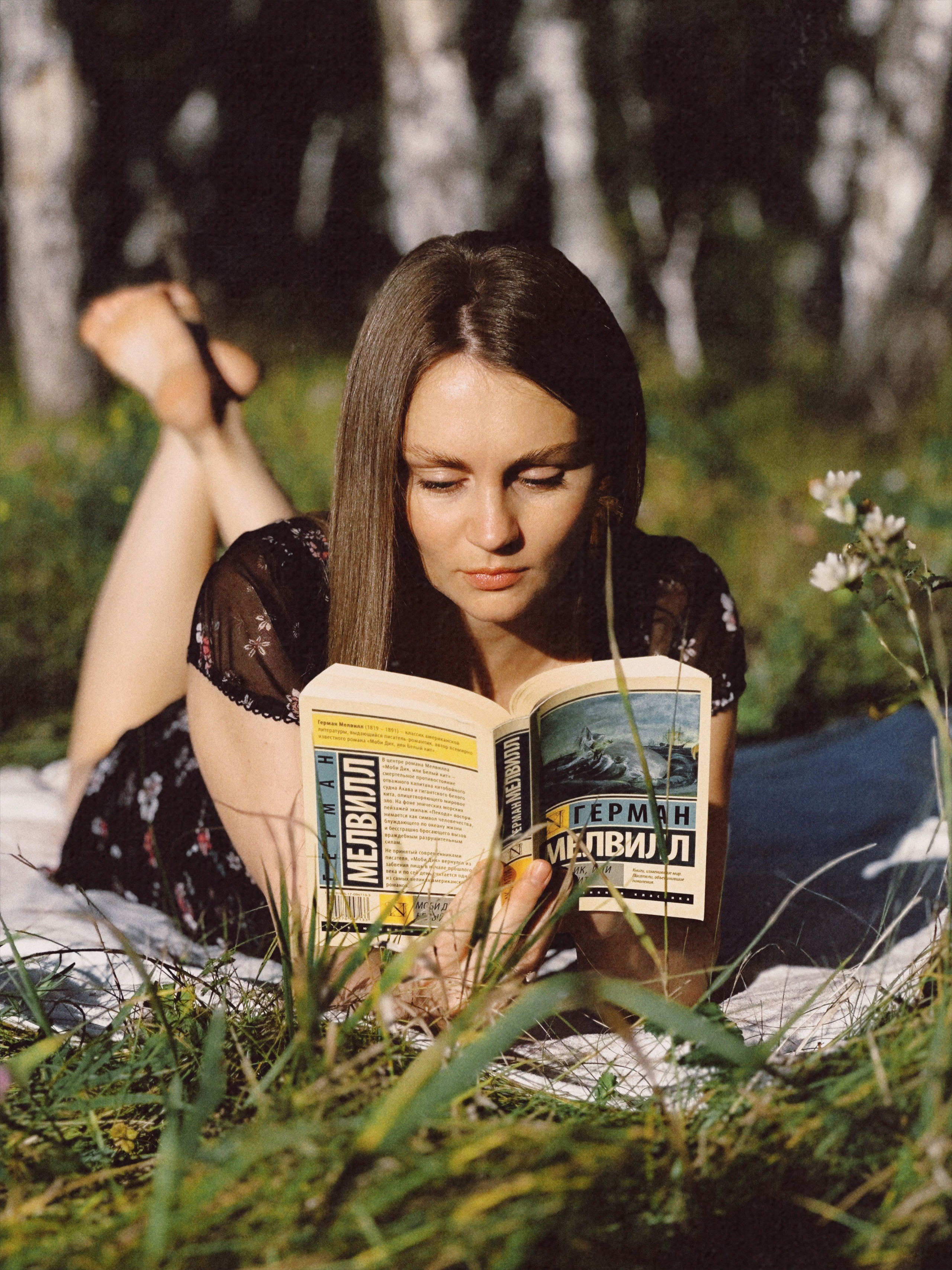 Ретро в берёзовом лесу. Чувственный мобильный фотограф в Казани и Сочи Дьяченко Дарья