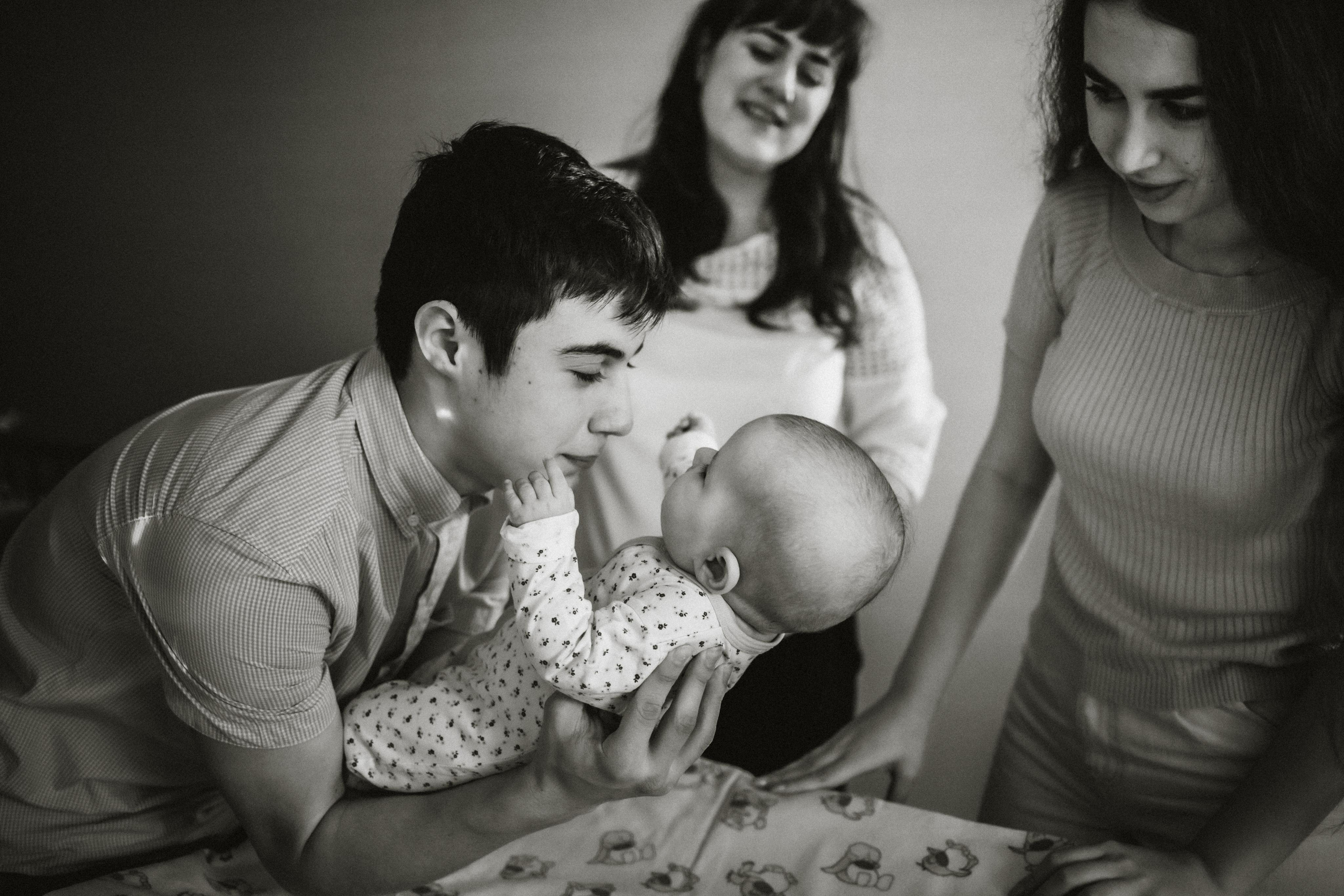 Семья Лены. Домашняя съемка. Портретный и семейный фотограф в Саратове Елена Шустова