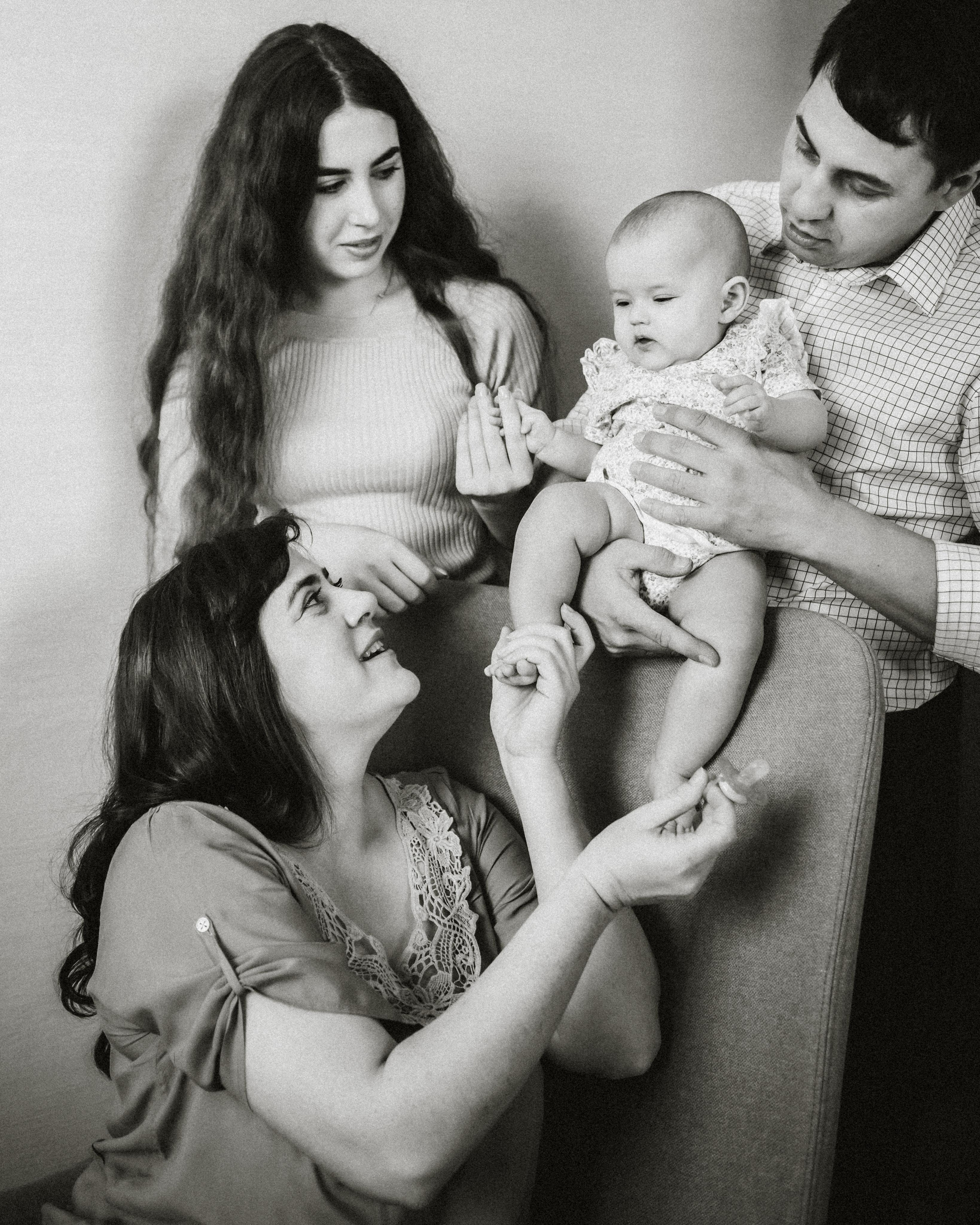 Семья Лены. Домашняя съемка. Портретный и семейный фотограф в Саратове Елена Шустова