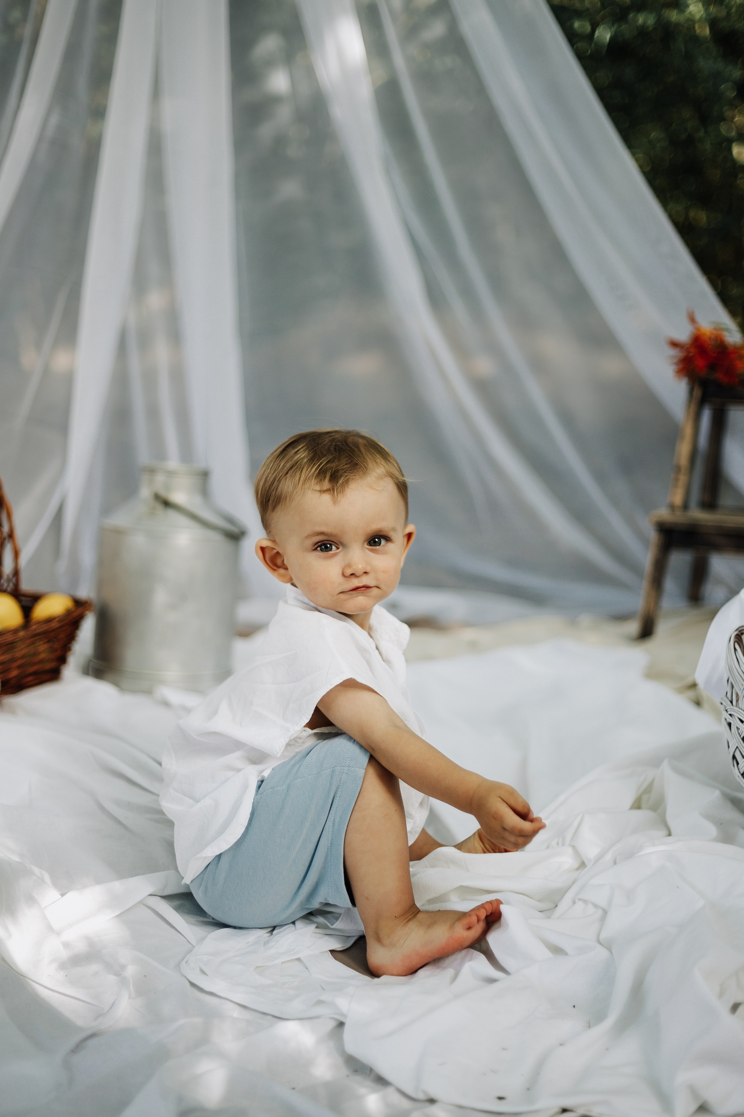 Артем, Вероника и Арсений на пикнике. Фотограф в Крыму | Виктория Нотевская